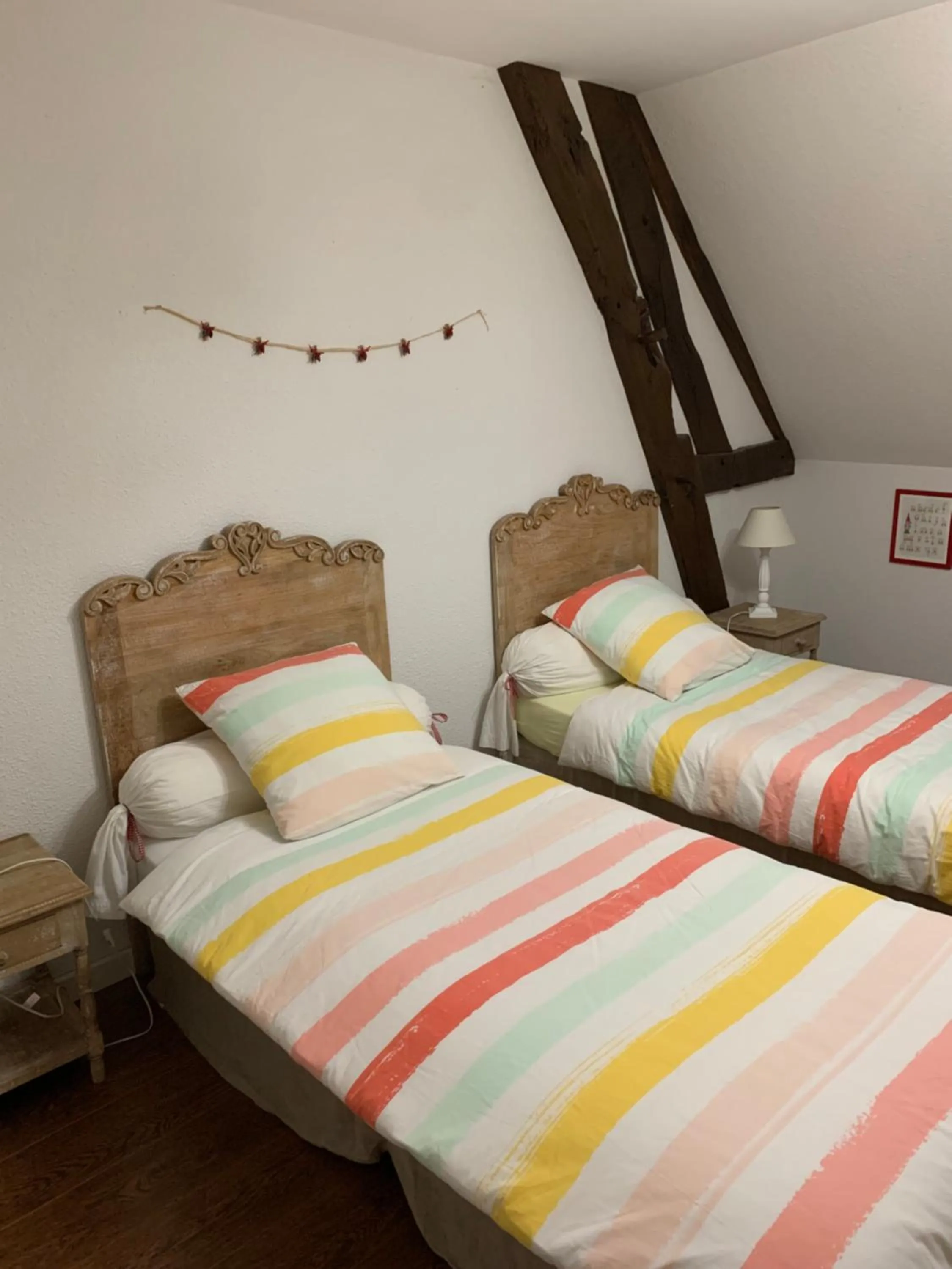 Bedroom, Bed in La ferme d'aristide