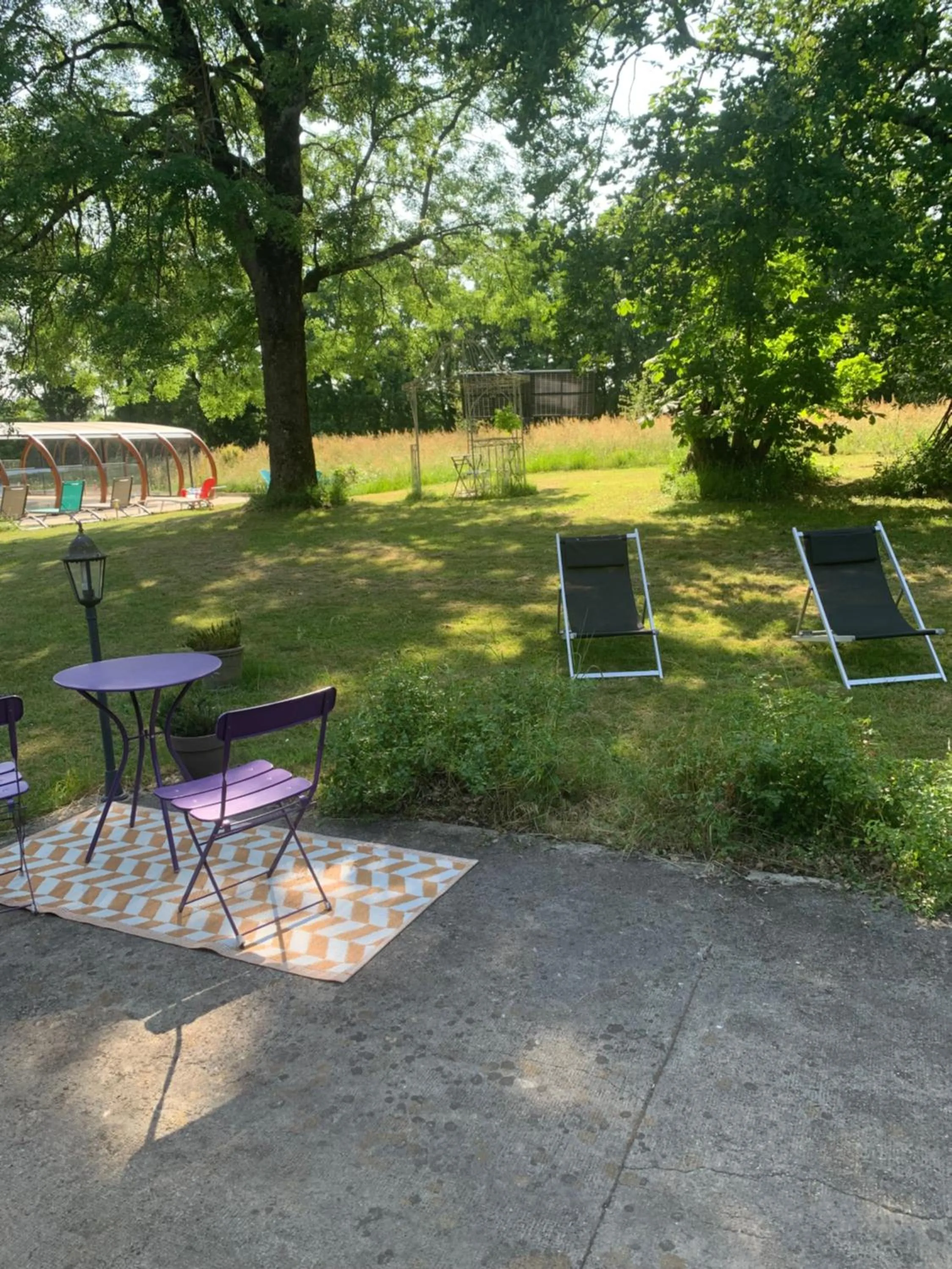 Patio in La ferme d'aristide