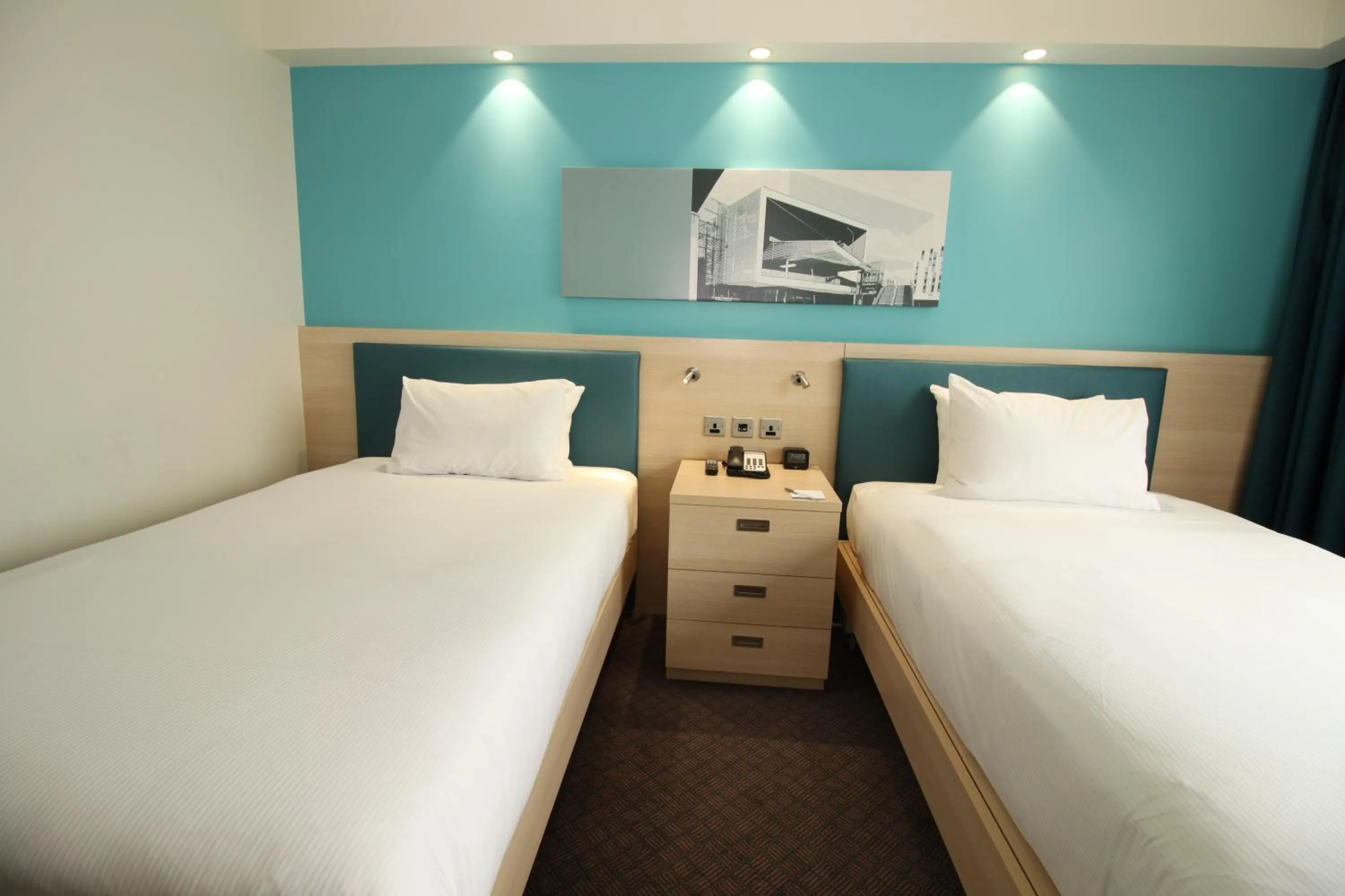 Bedroom, Bed in Hampton By Hilton London Docklands