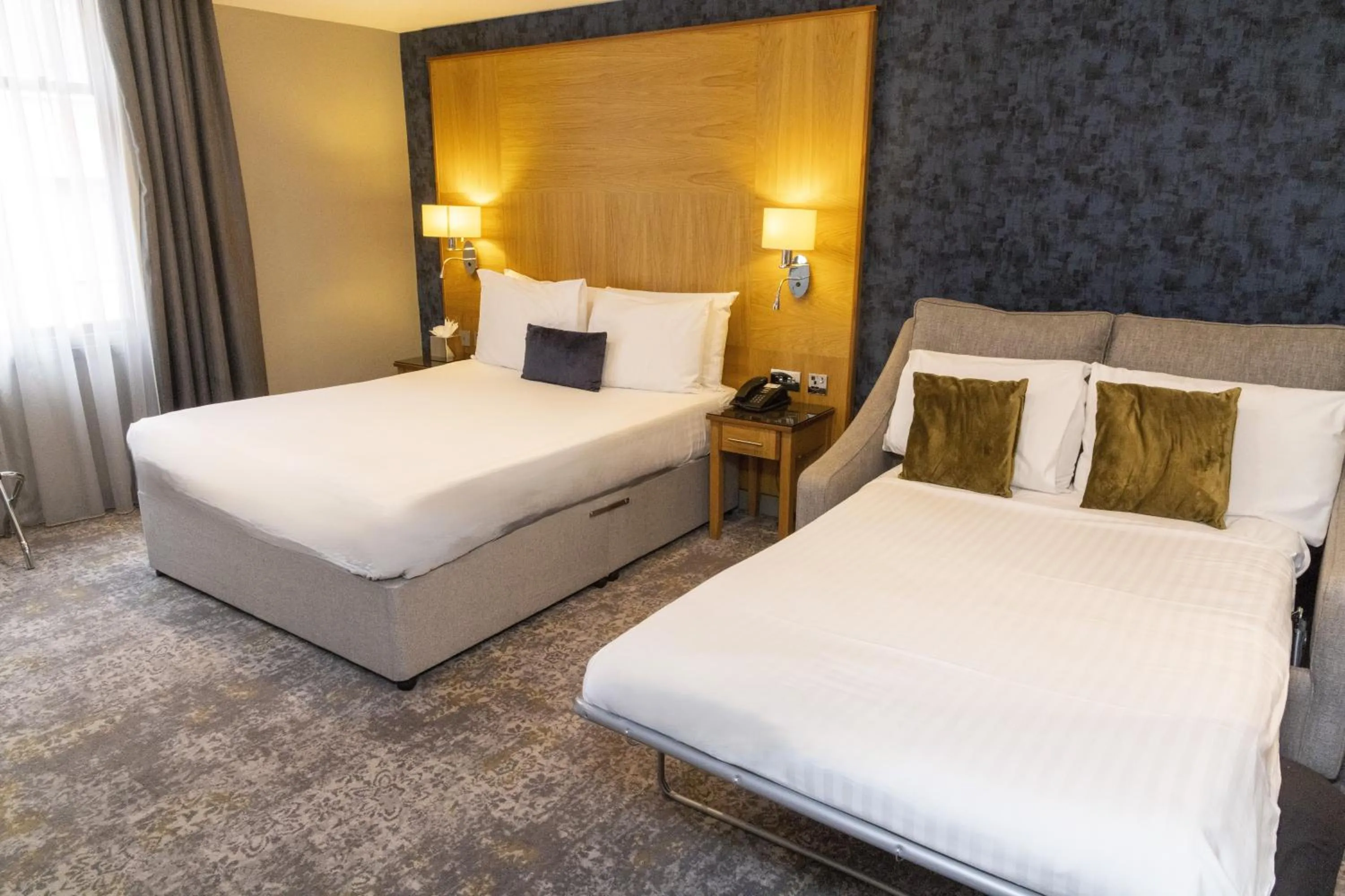 Bedroom, Bed in Garner Hotel Nottingham City Centre by IHG