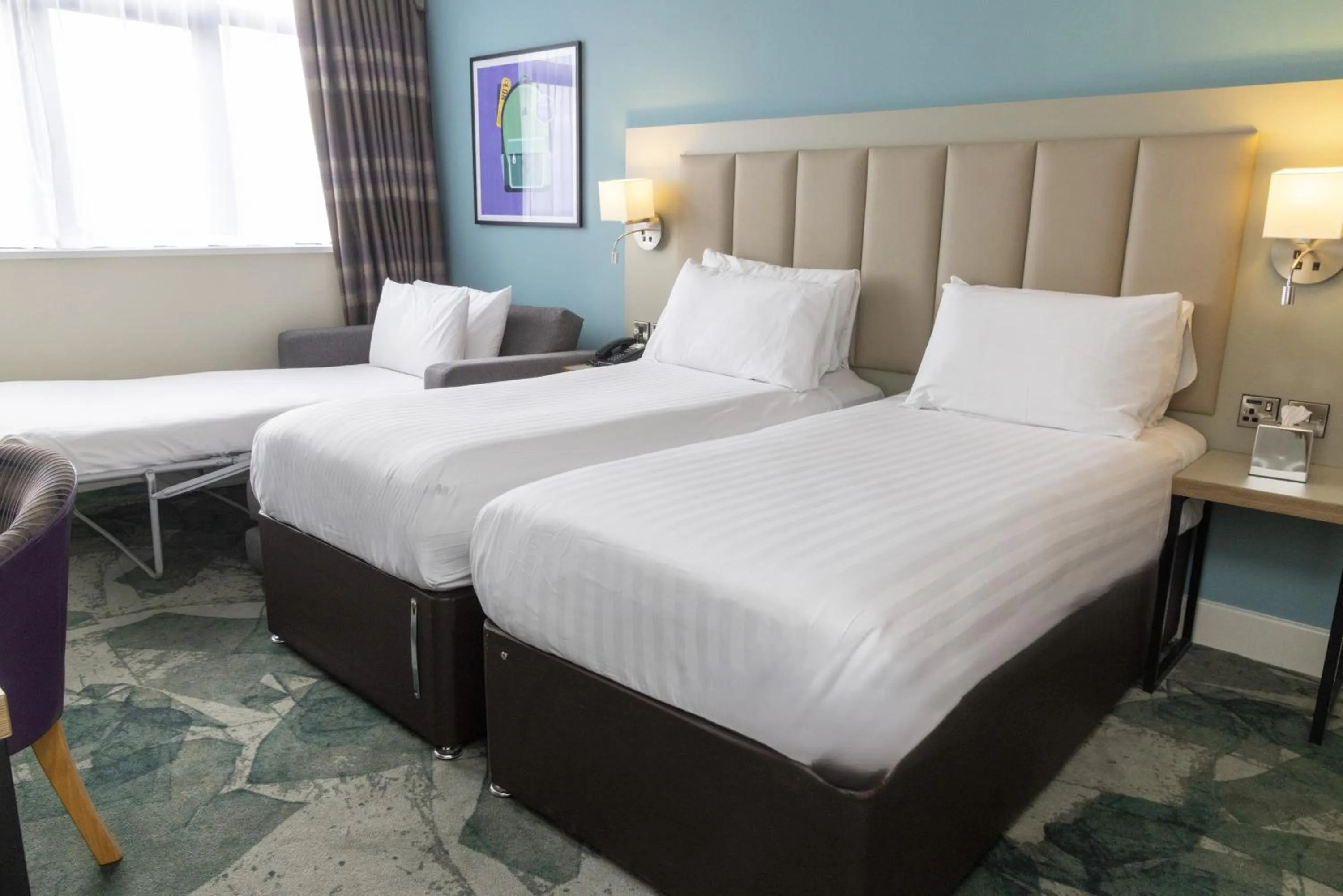 Bedroom, Bed in Garner Hotel Nottingham City Centre by IHG