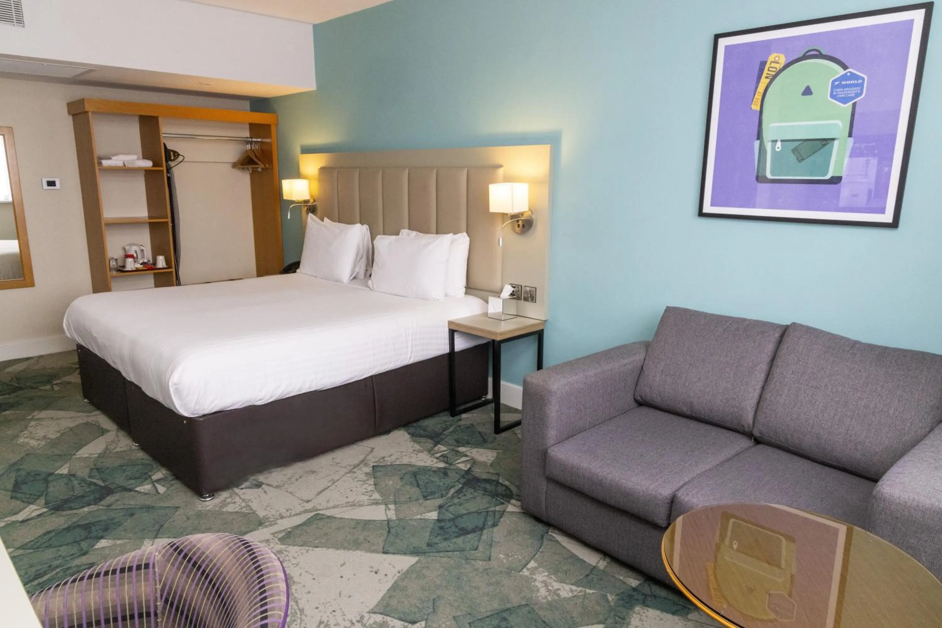 Bedroom, Bed in Garner Hotel Nottingham City Centre by IHG