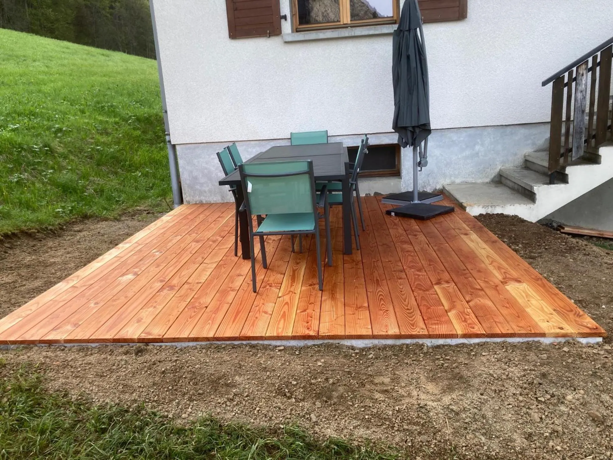 Balcony/Terrace in Le Fayet d'en haut