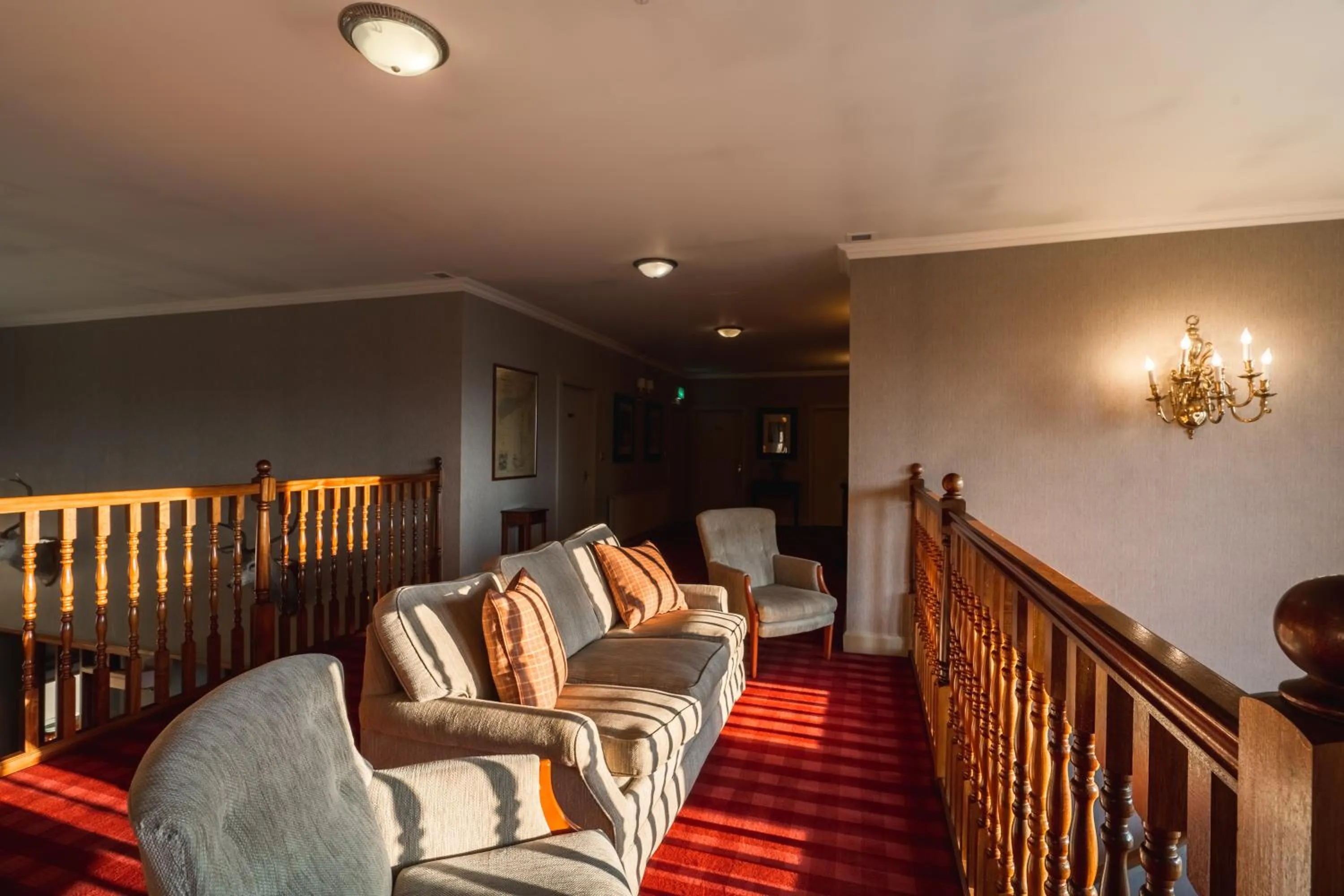 Seating area in Inver Lodge