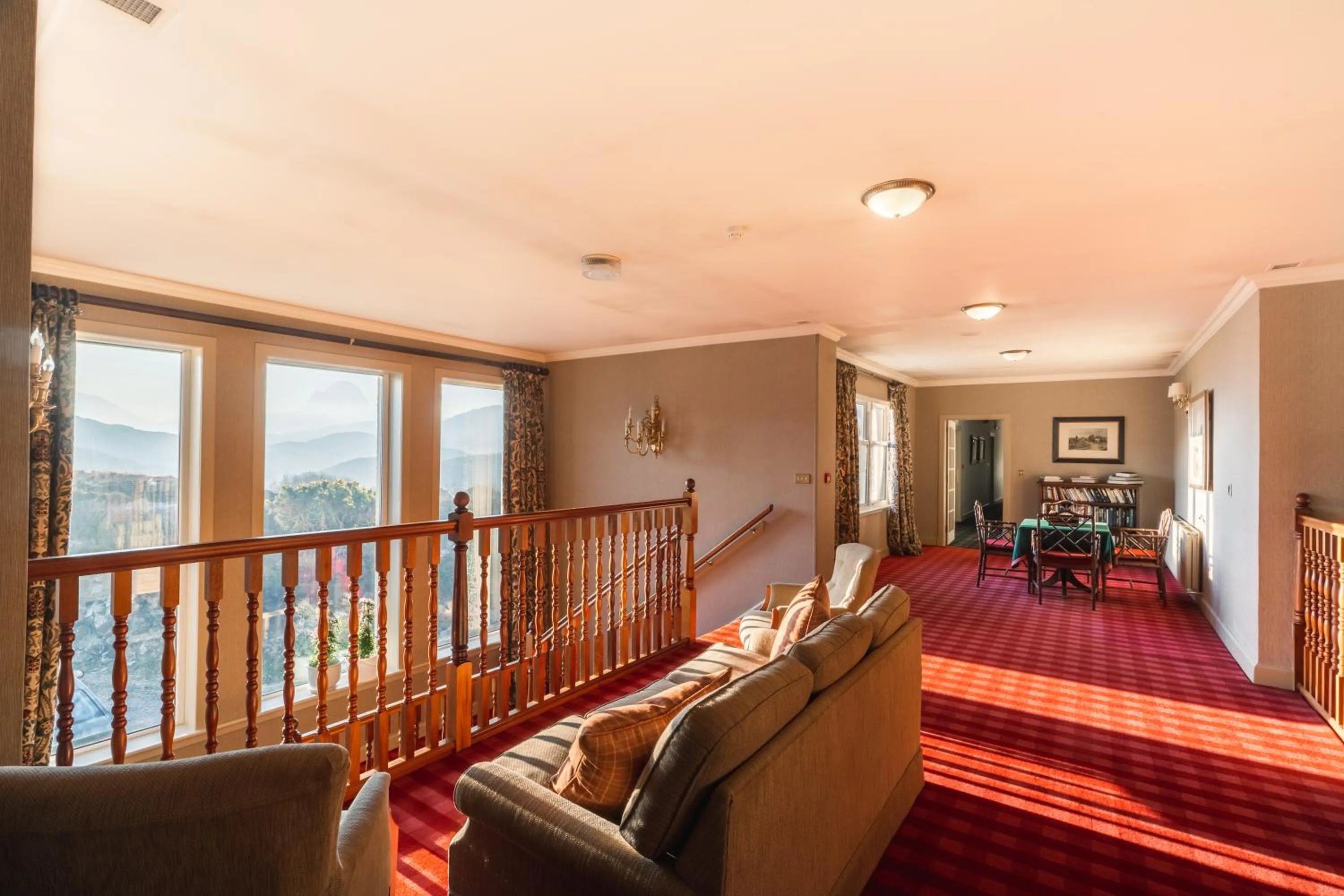 Seating area in Inver Lodge