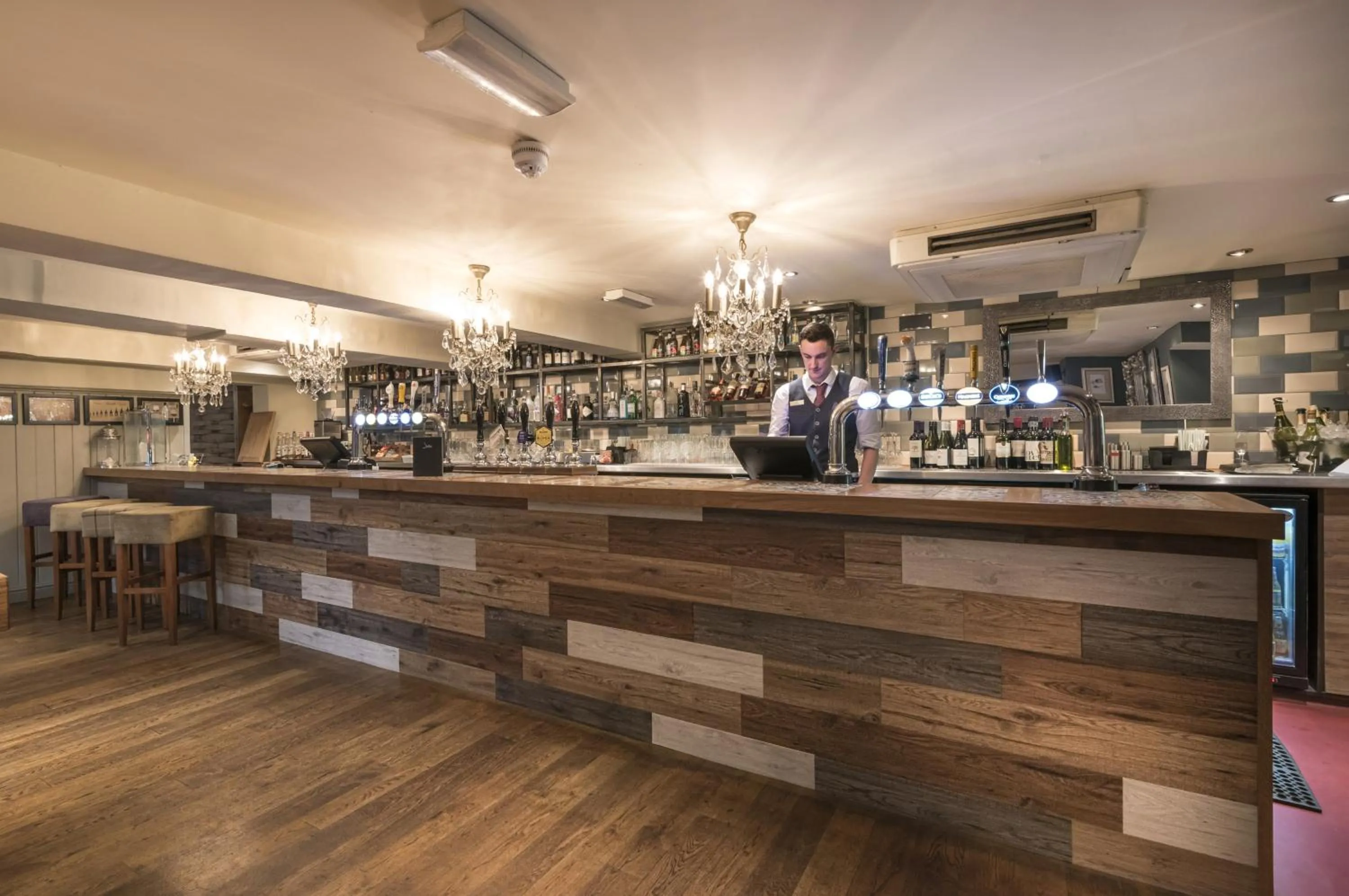 Lounge or bar in The Swan Hotel, Stafford, Staffordshire - The Coaching Inn Group