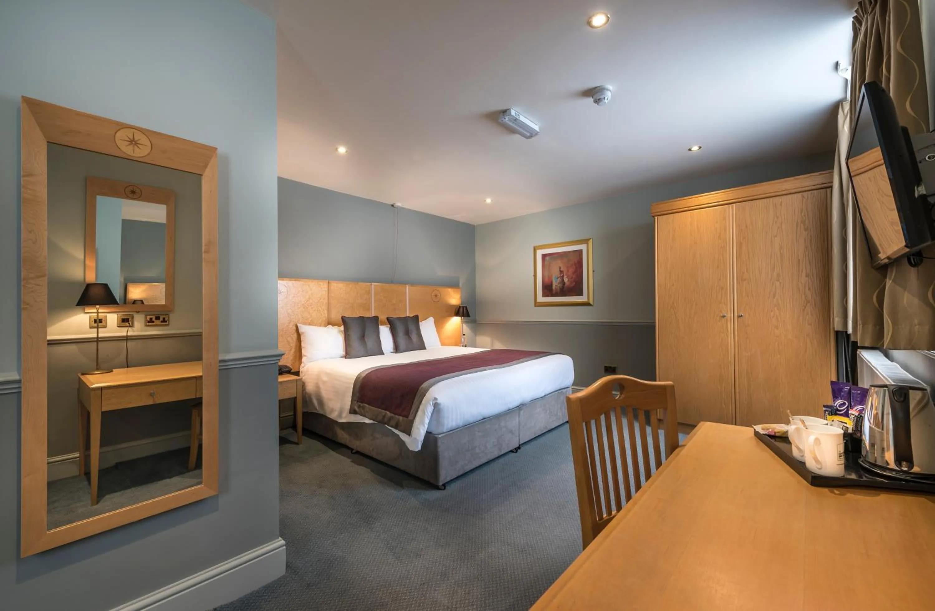 Photo of the whole room, Bed in The Swan Hotel, Stafford, Staffordshire - The Coaching Inn Group