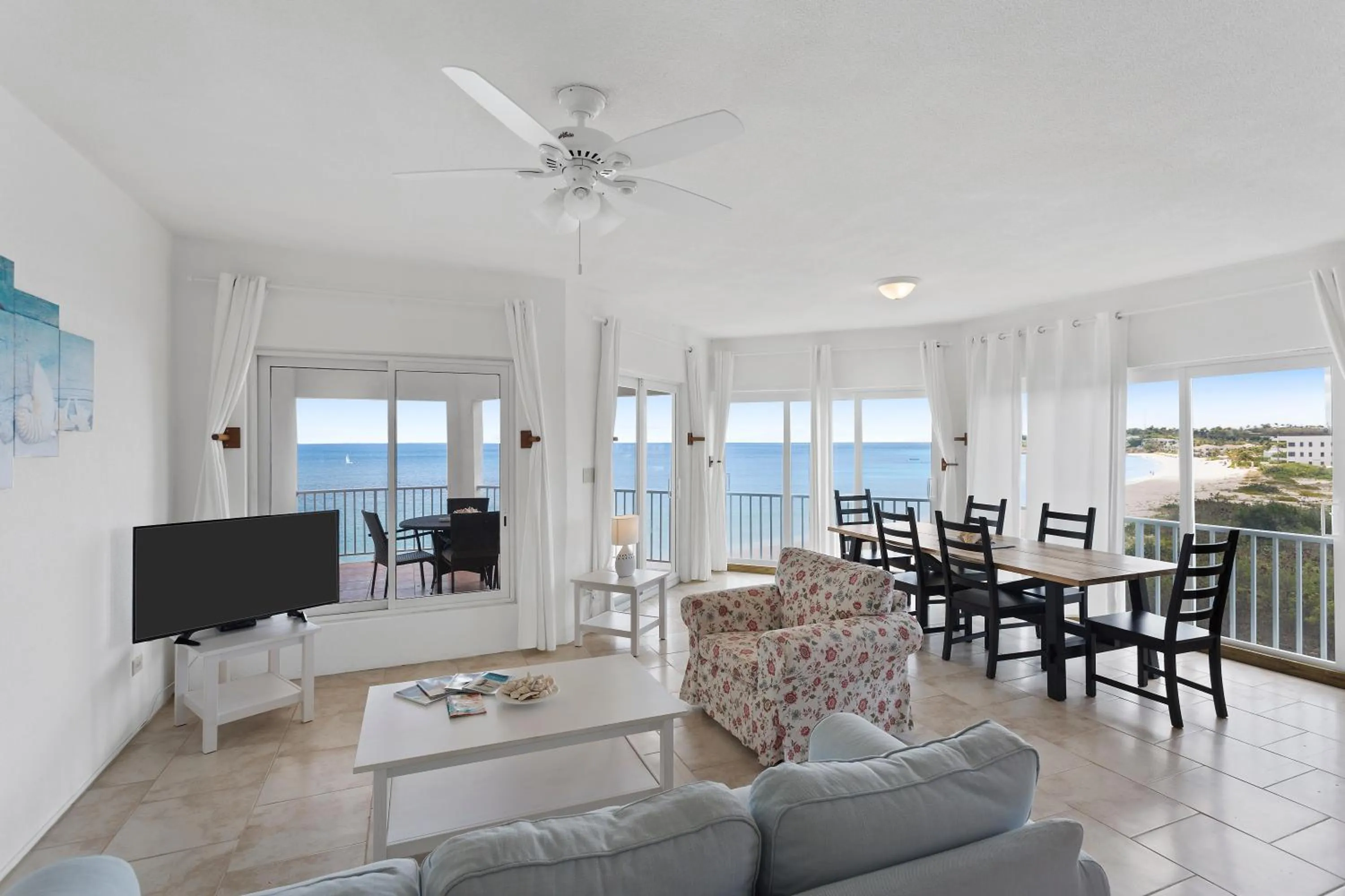 Living room in Turtle's Nest Beach Resort