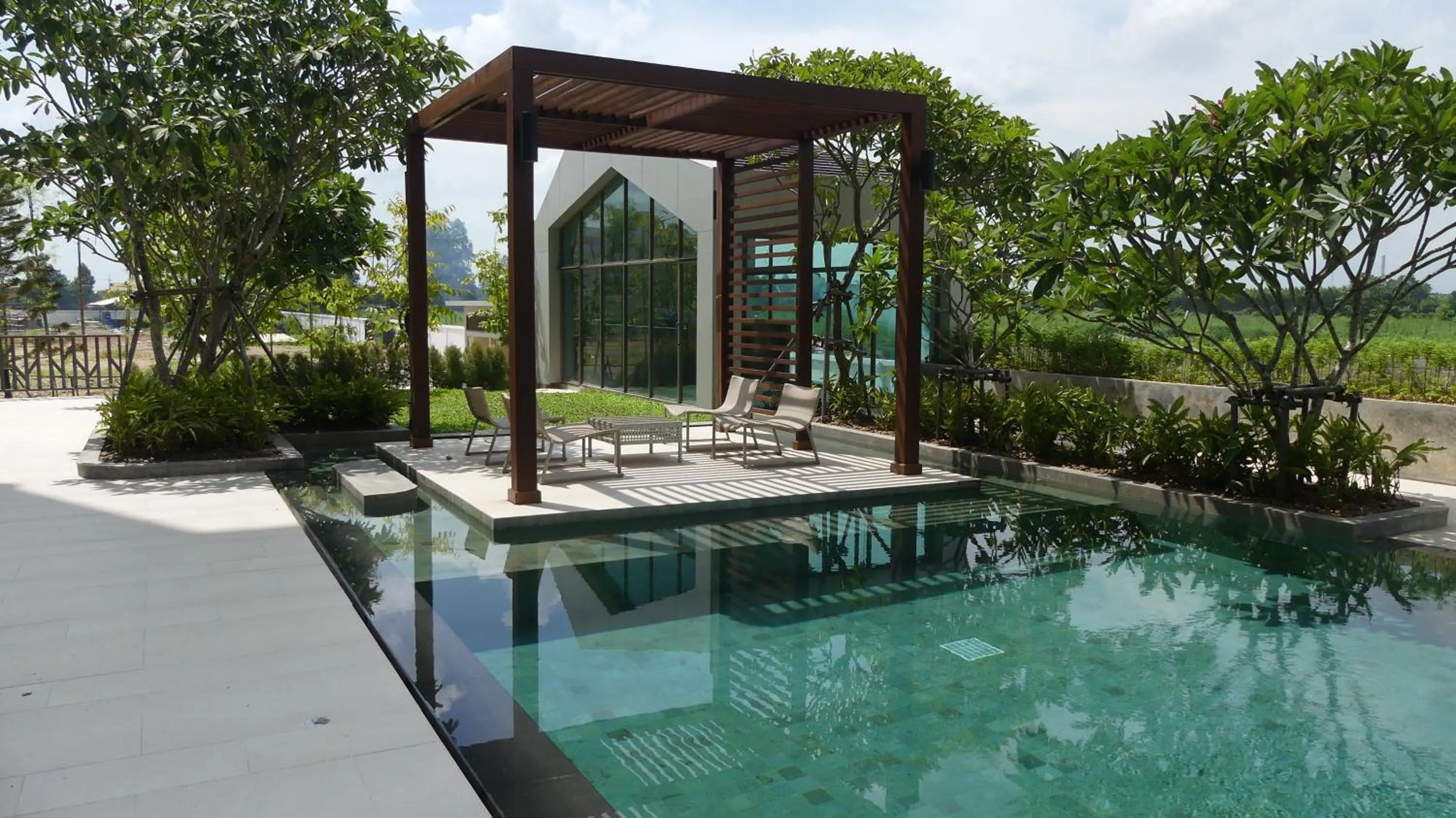 Pool view in The Garden 304