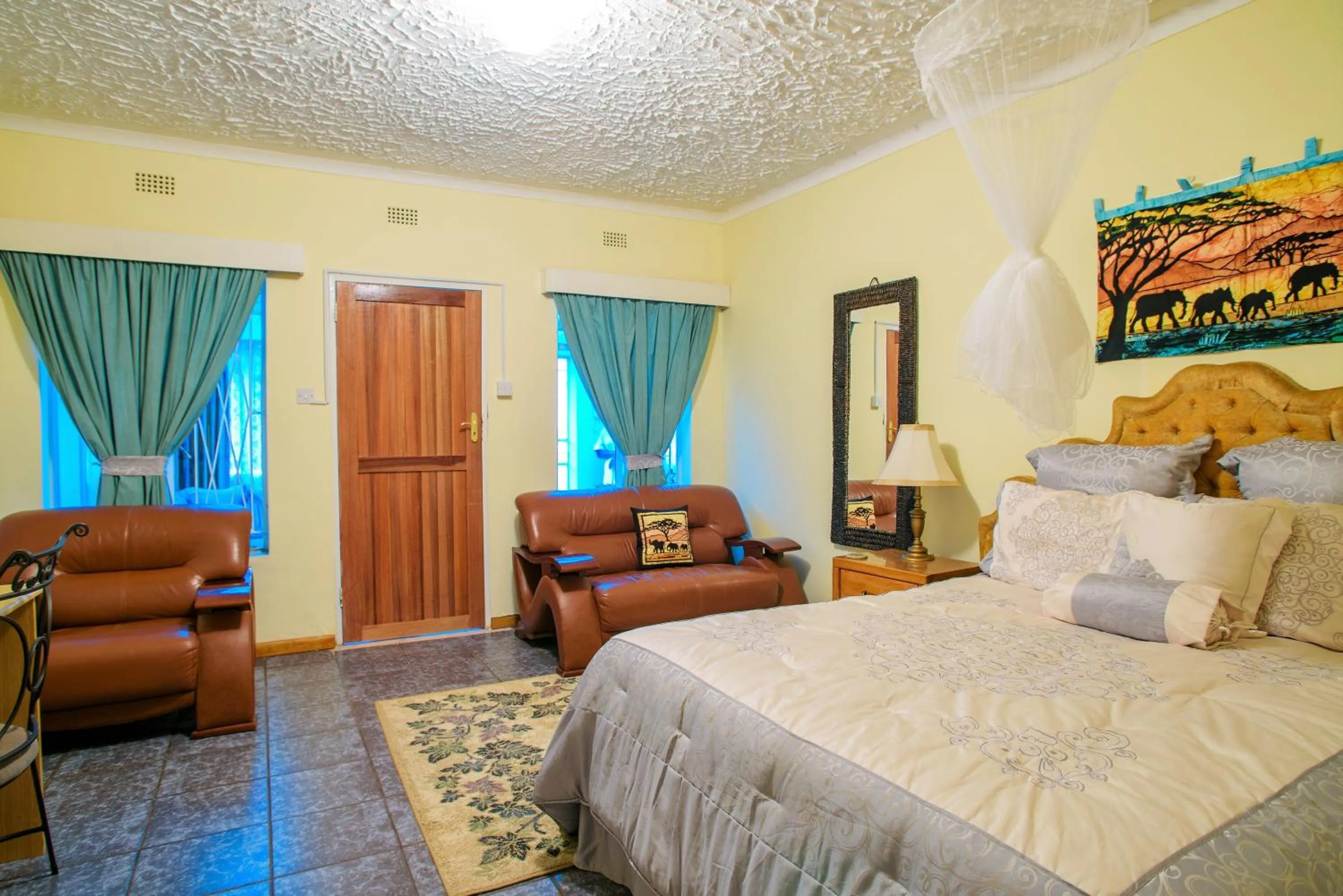 Bedroom, Bed in Art Lodges