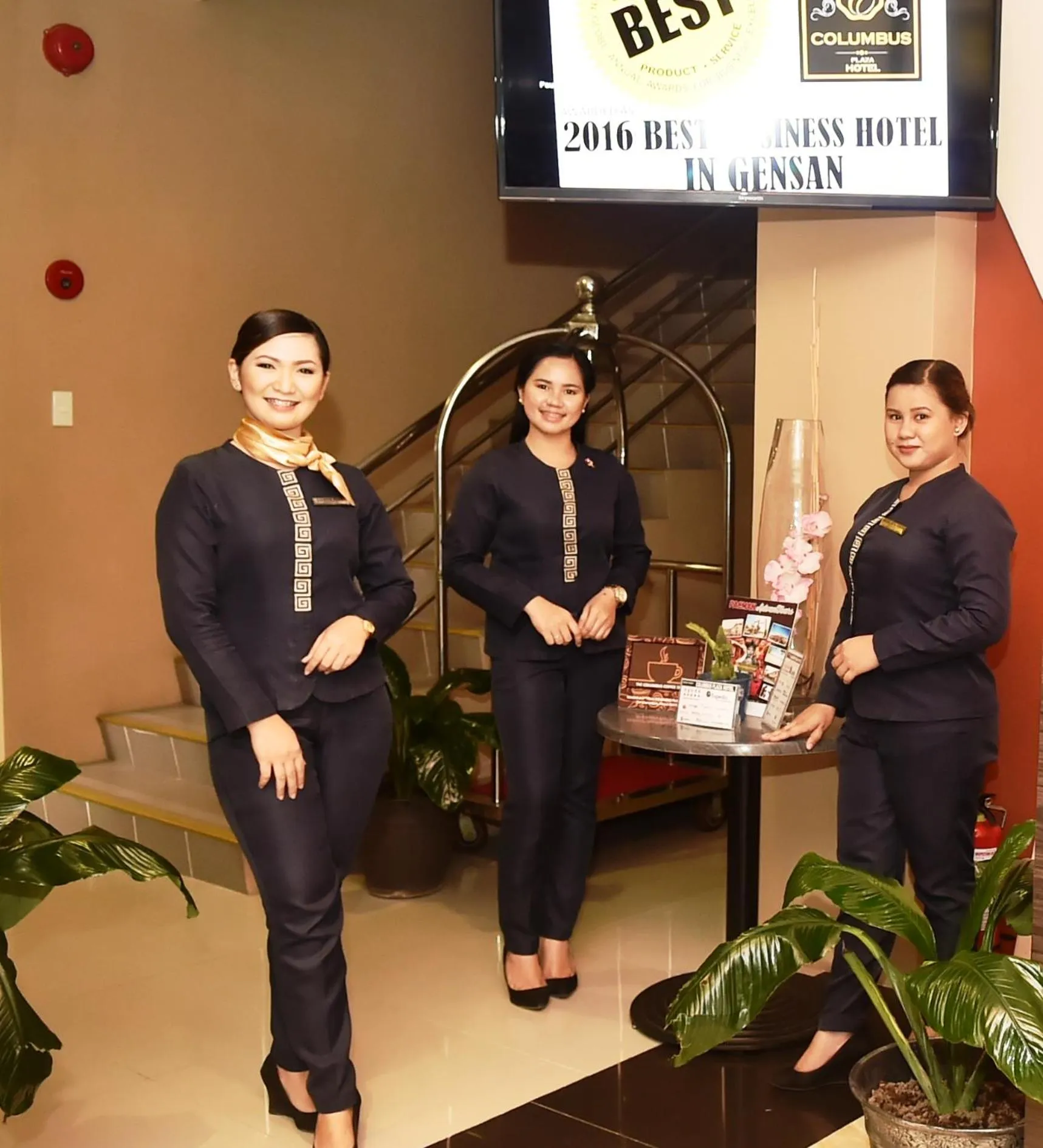 Certificate/Award in Columbus Plaza Hotel