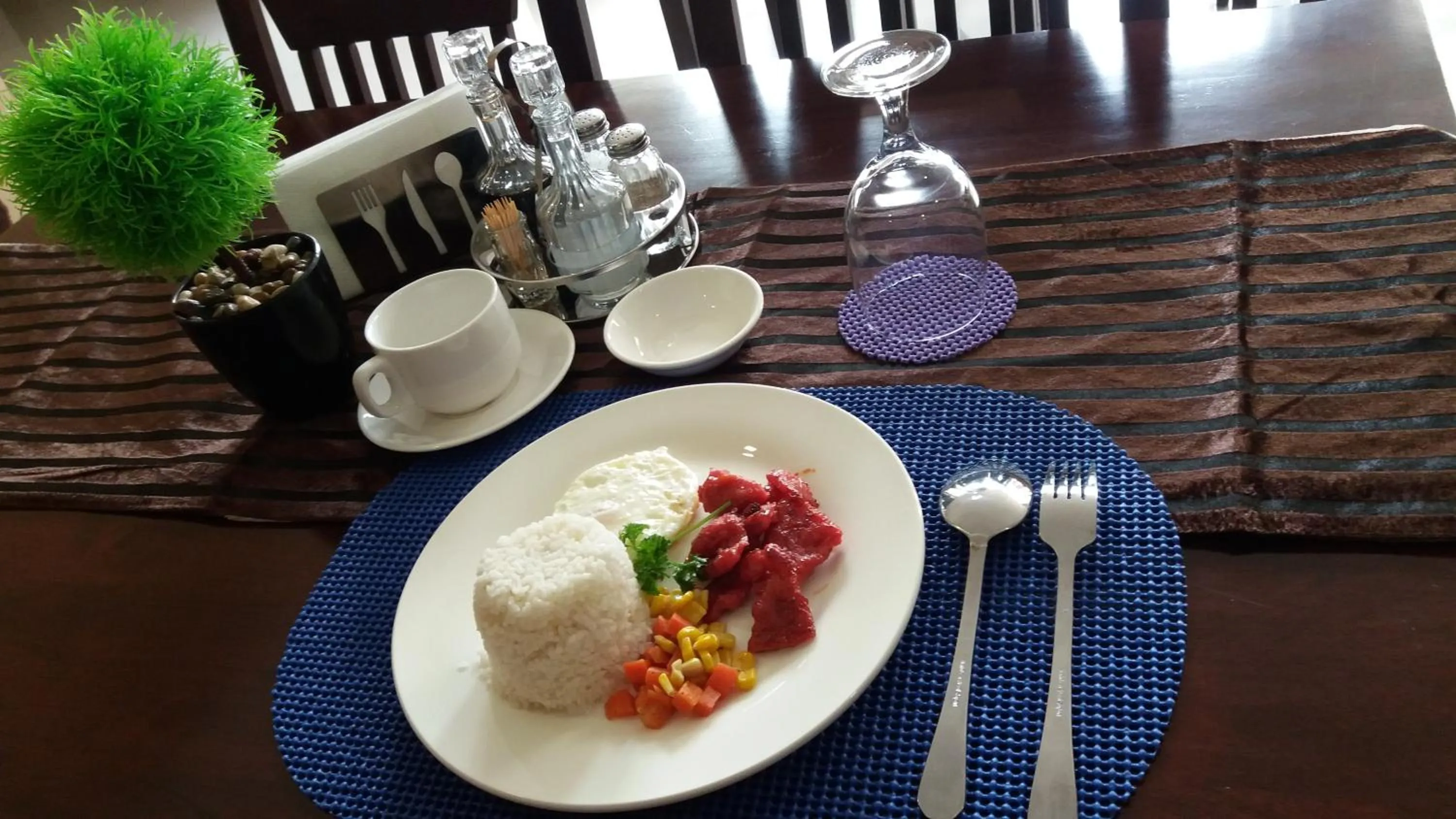 Food close-up in Columbus Plaza Hotel