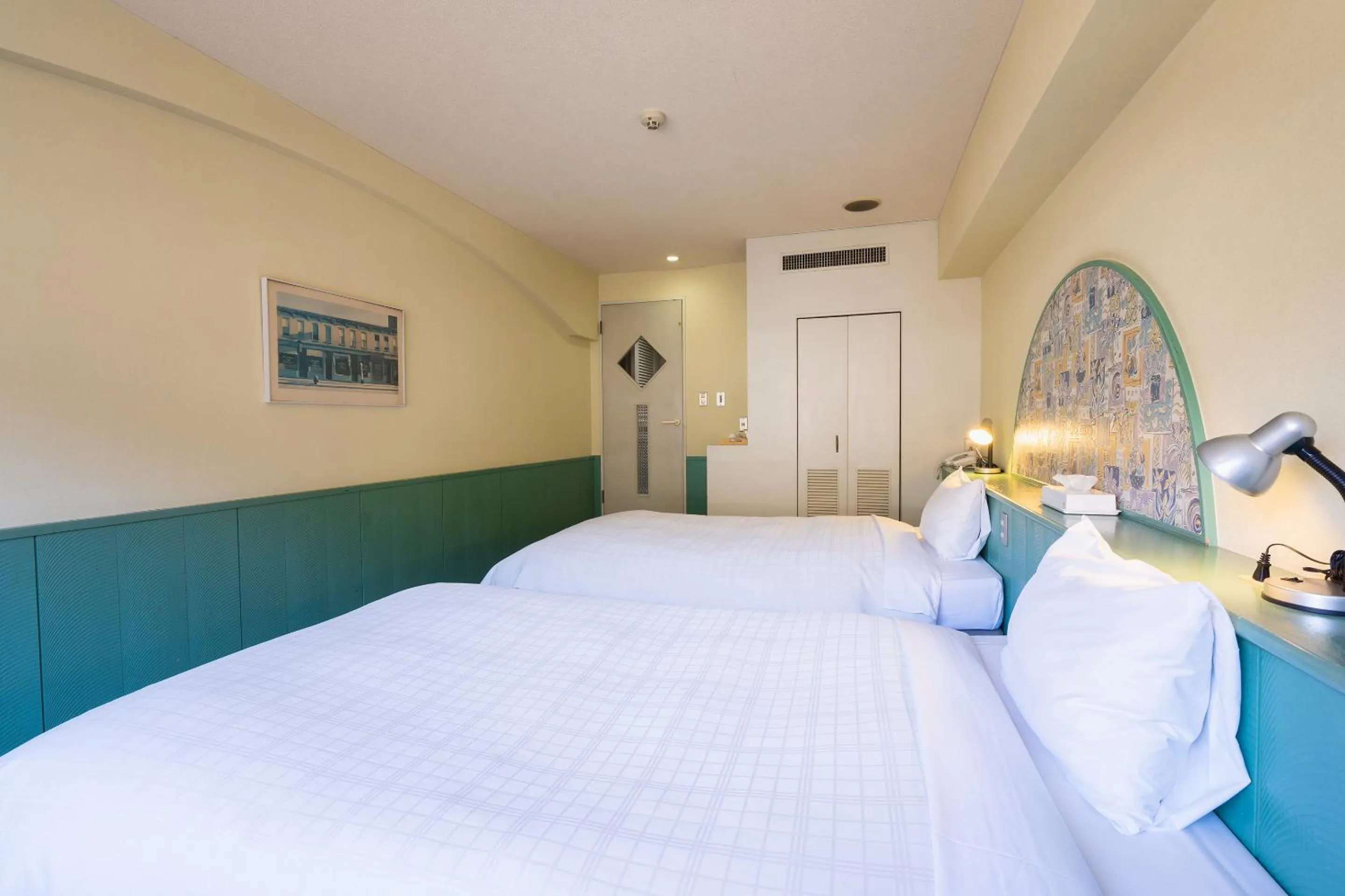 Bed in Tabist Kinugawa Park Cottage