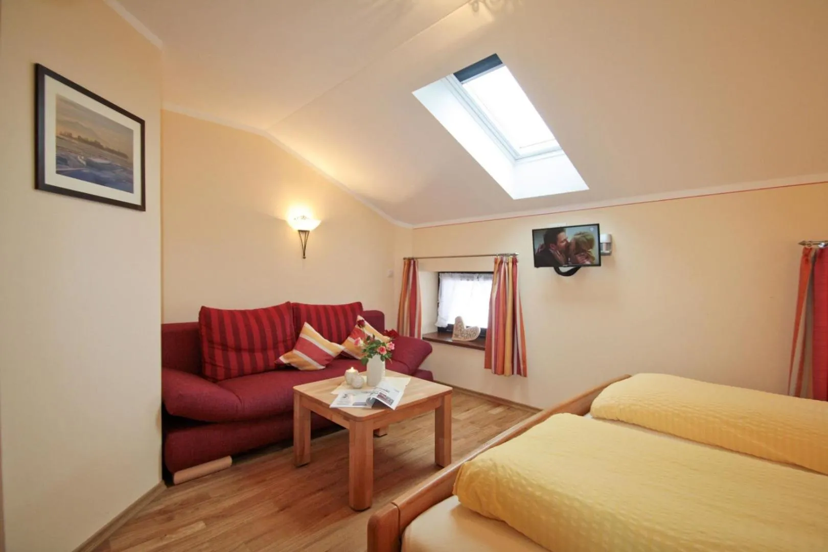 Double Room with Lake View - single occupancy in Cafe Wastelbauerhof - Urlaub auf dem Bauernhof