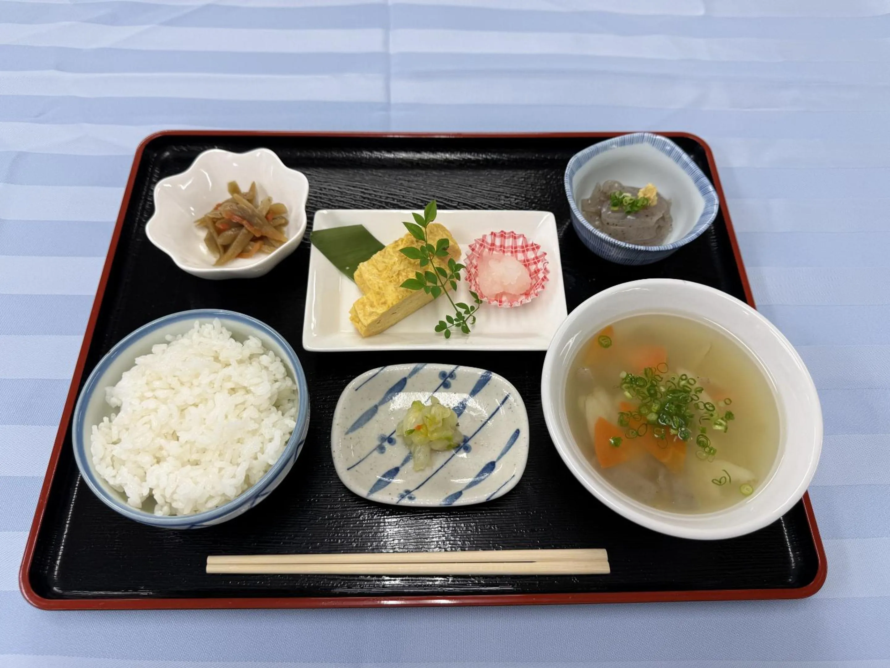 Breakfast in Hotel Crane Tachibana