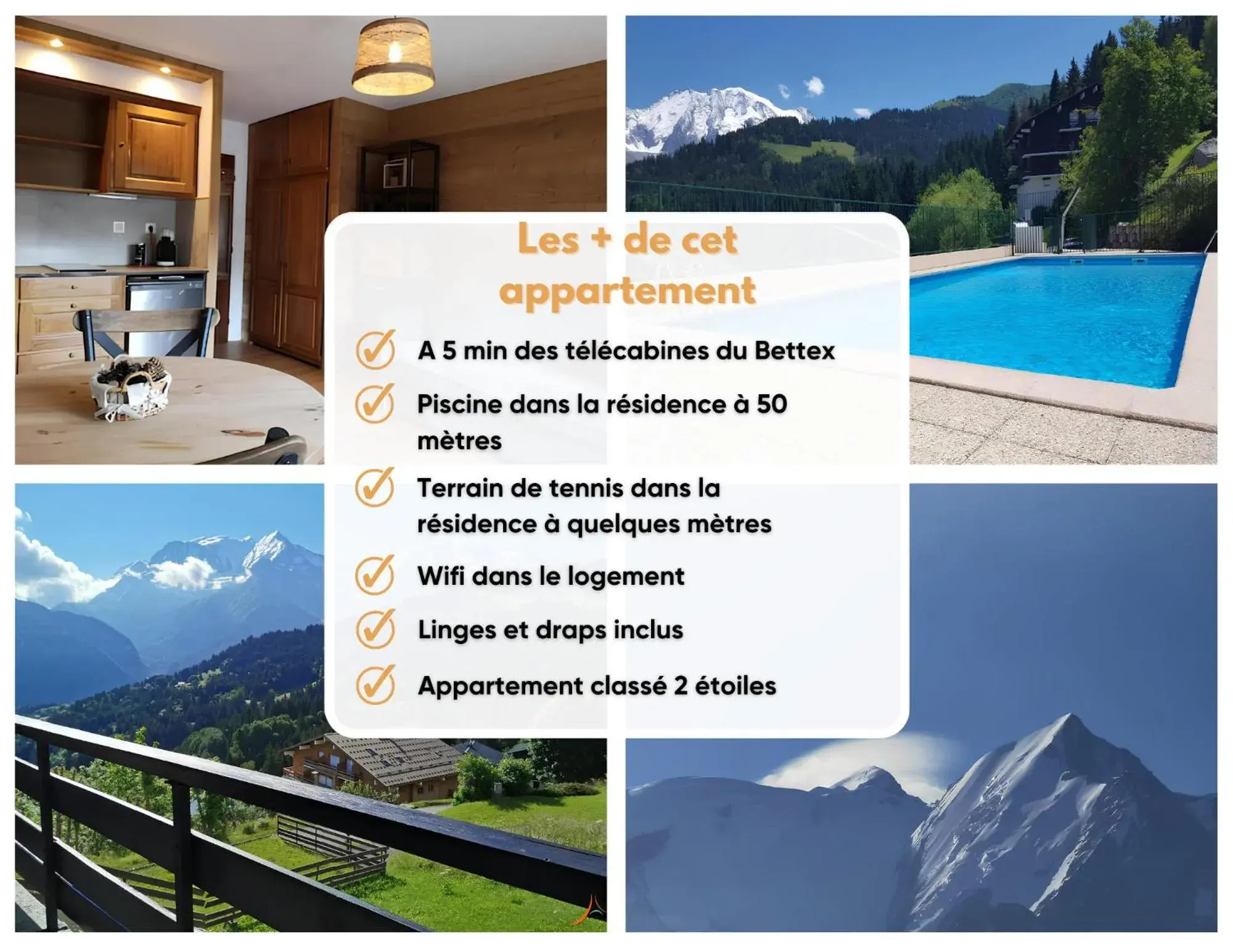 Duo Des Alpages vue exceptionnelle sur le Mont Blc Duo Des Alpages vue exceptionnelle sur le Mont Blc