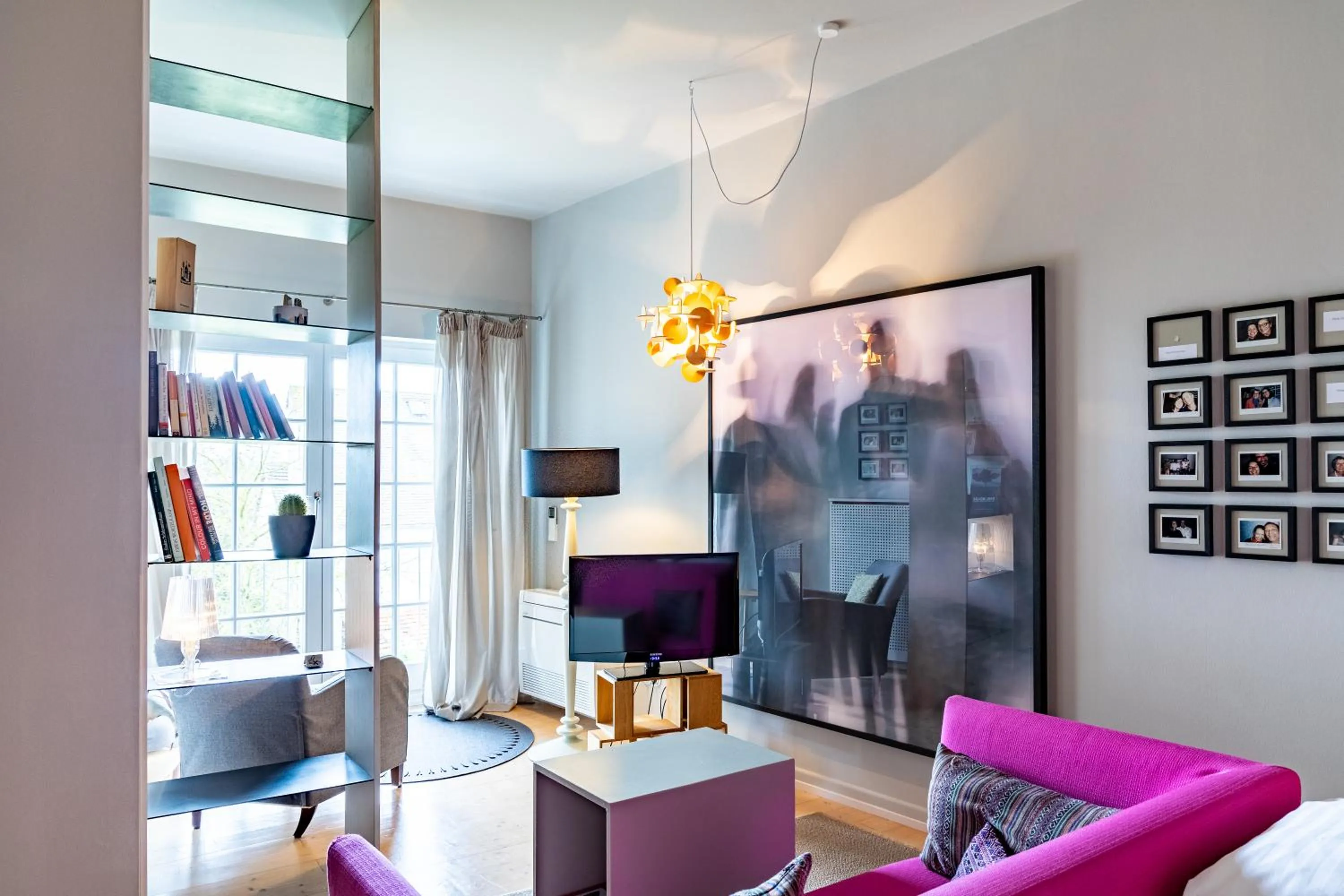 Living room in Romantikhotel Rebstock art & design