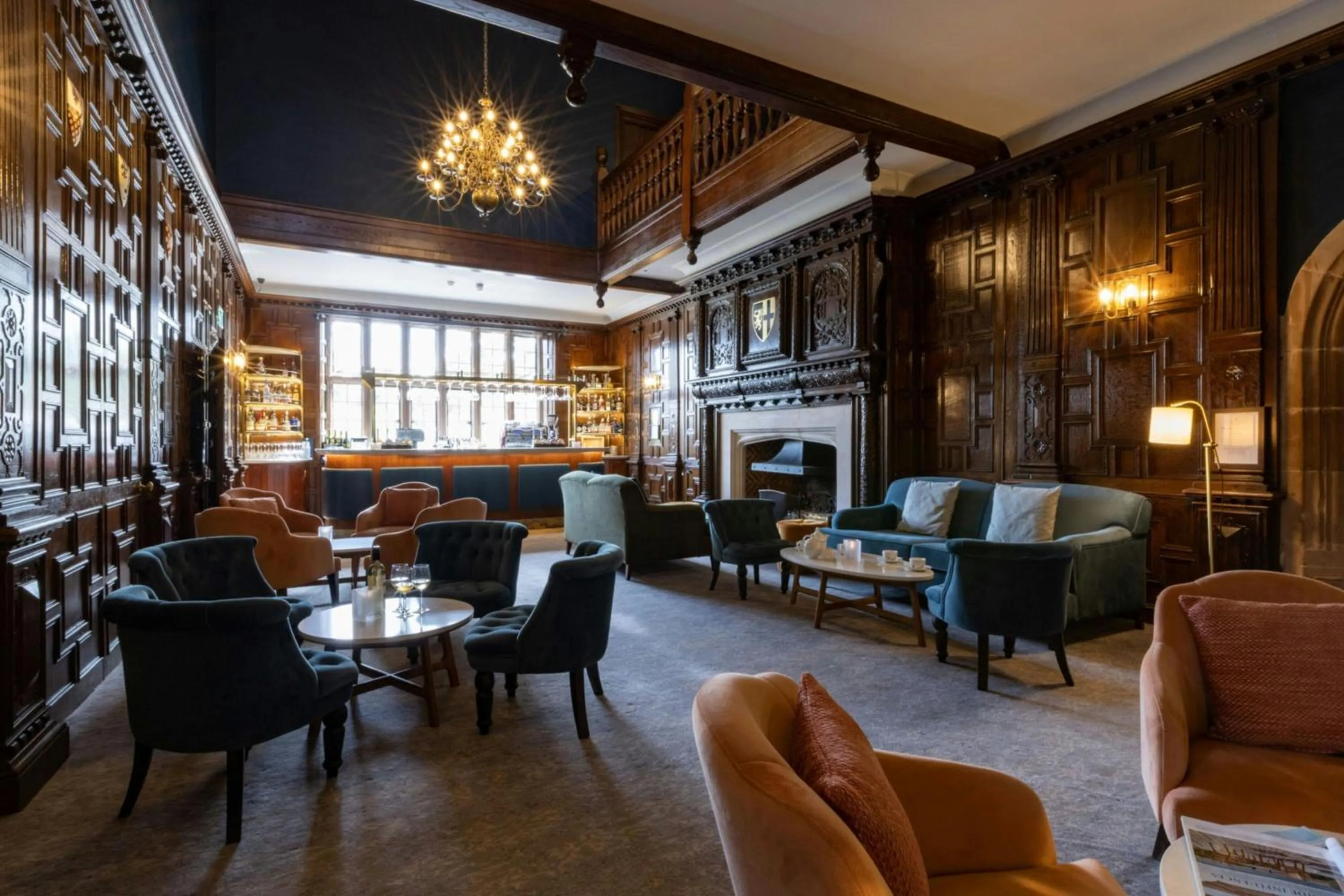 Lounge or bar in Billesley Manor Hotel & Spa, a Tribute Portfolio Hotel