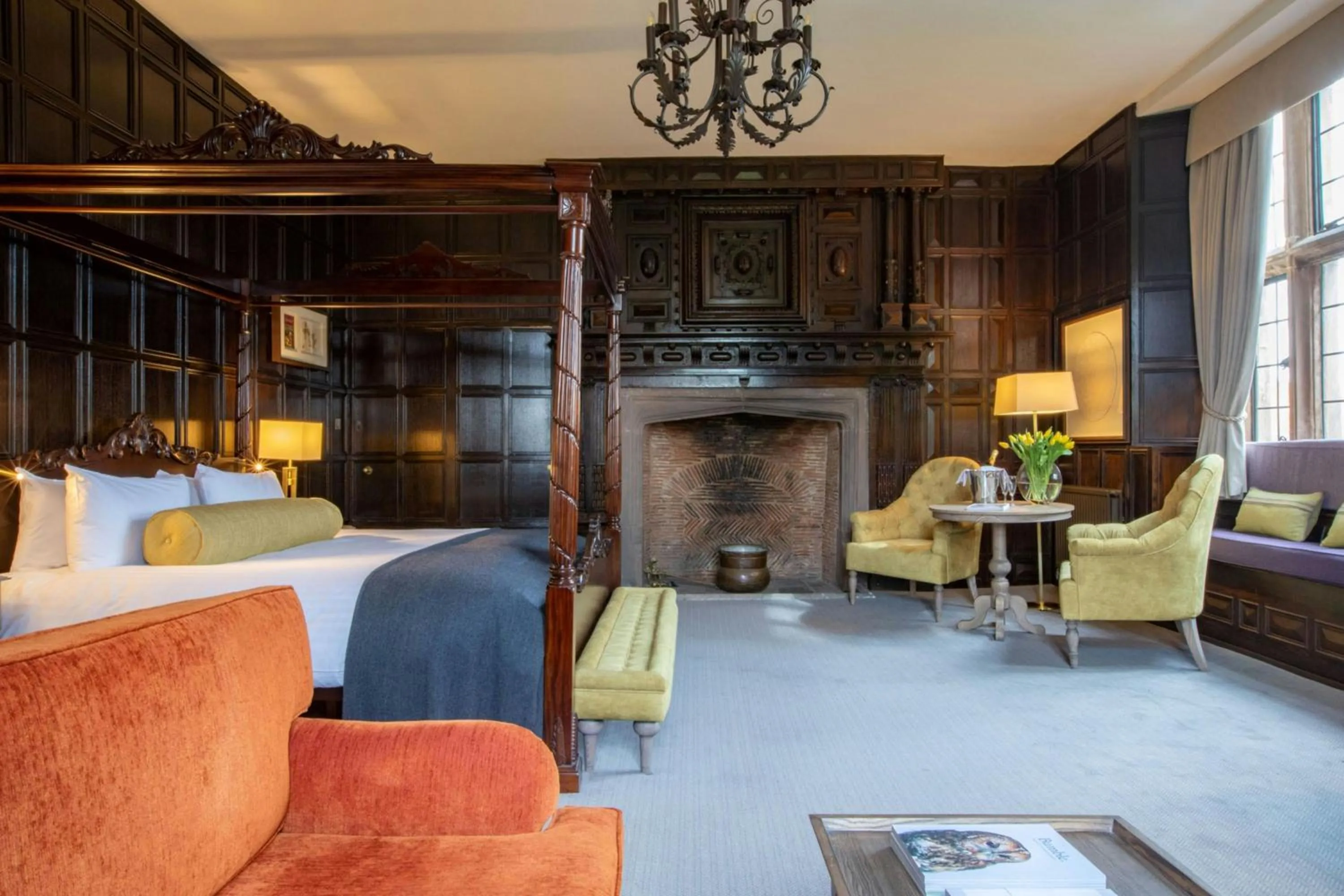 Bedroom in Billesley Manor Hotel & Spa, a Tribute Portfolio Hotel