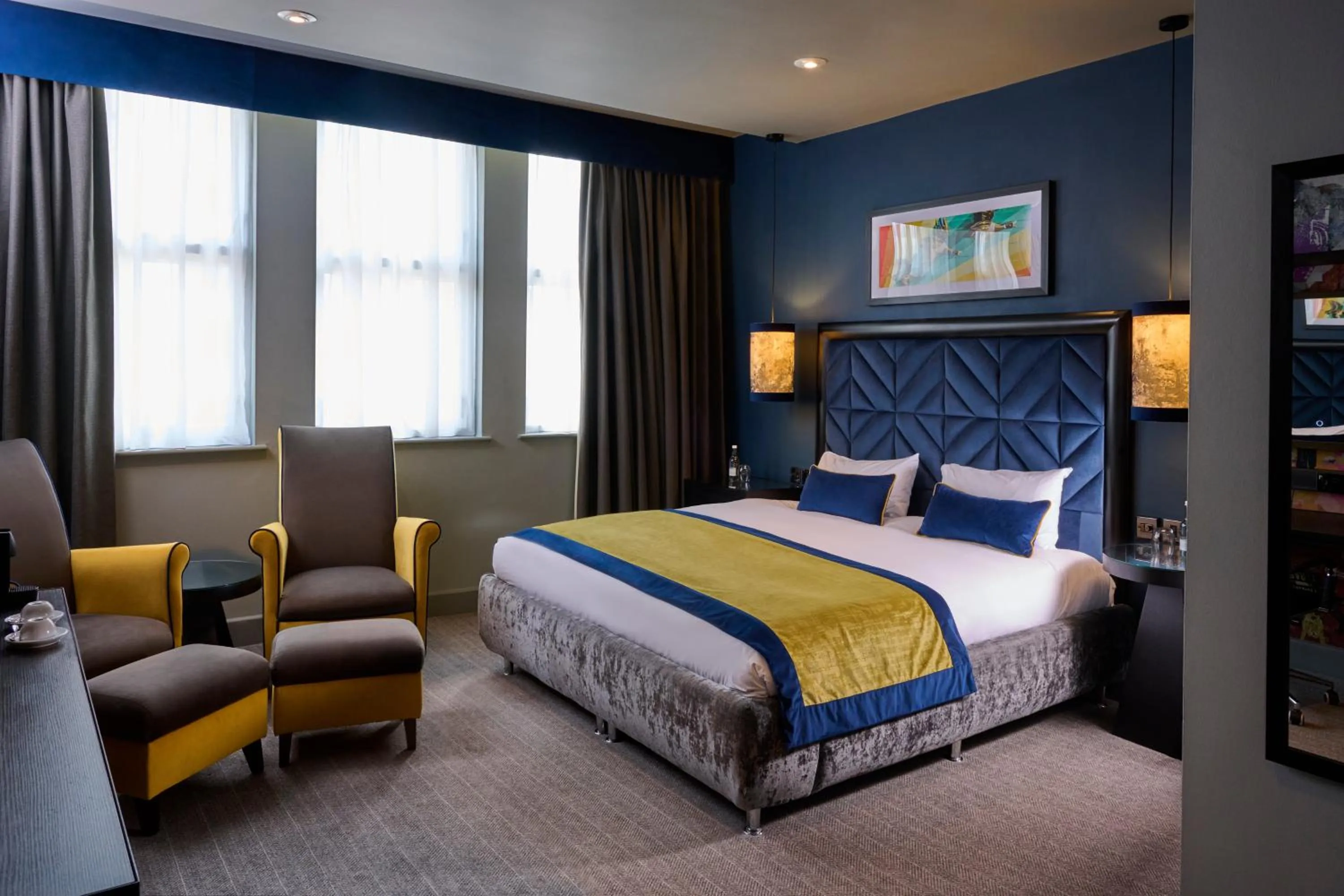 Bedroom, Bed in Malmaison Manchester