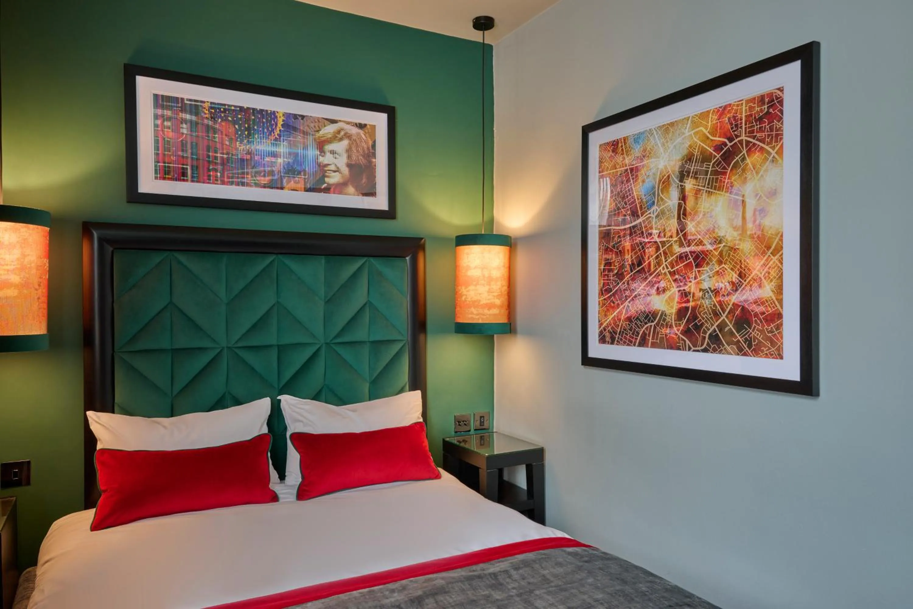 Bedroom, Bed in Malmaison Manchester