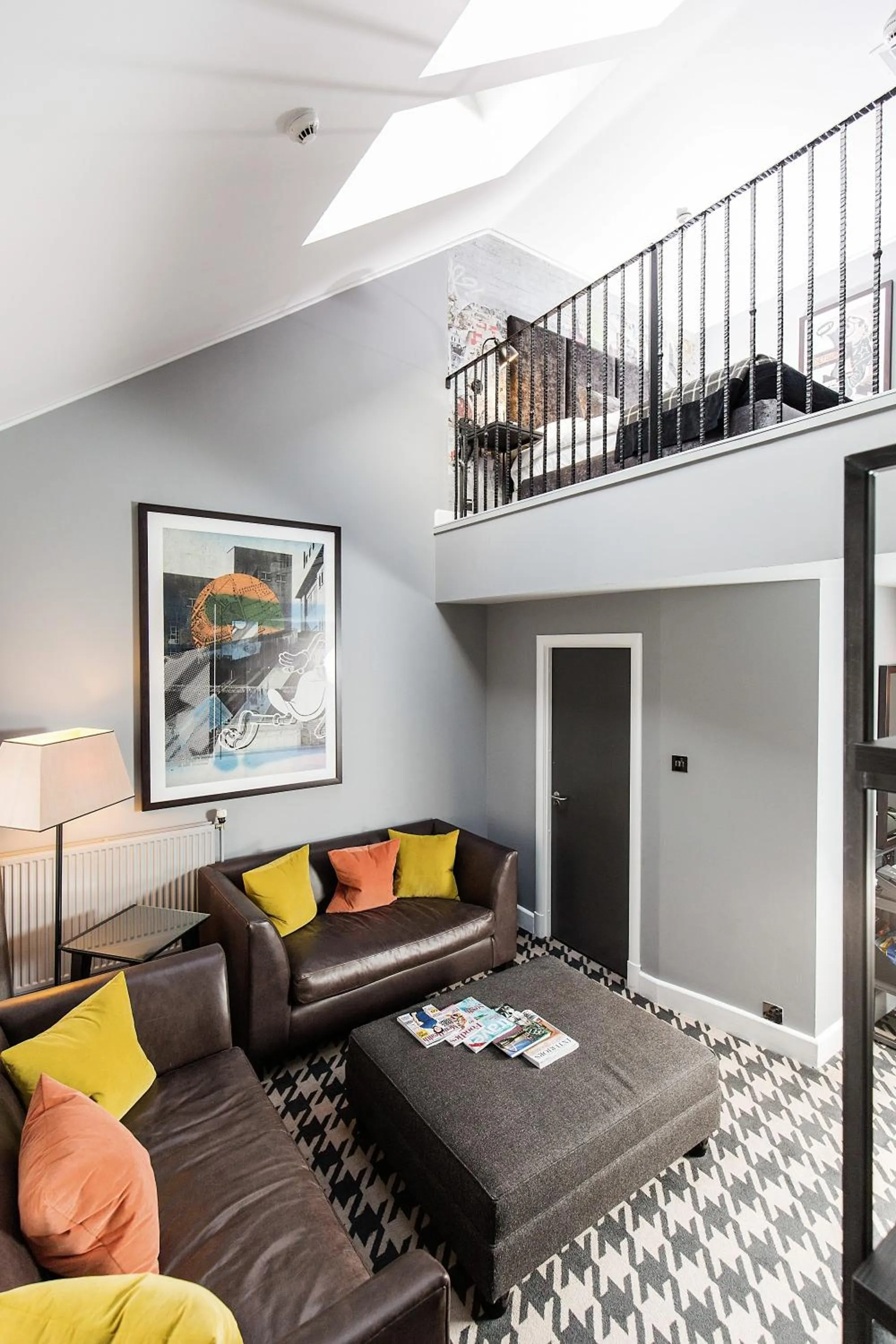 Seating area in Malmaison Glasgow