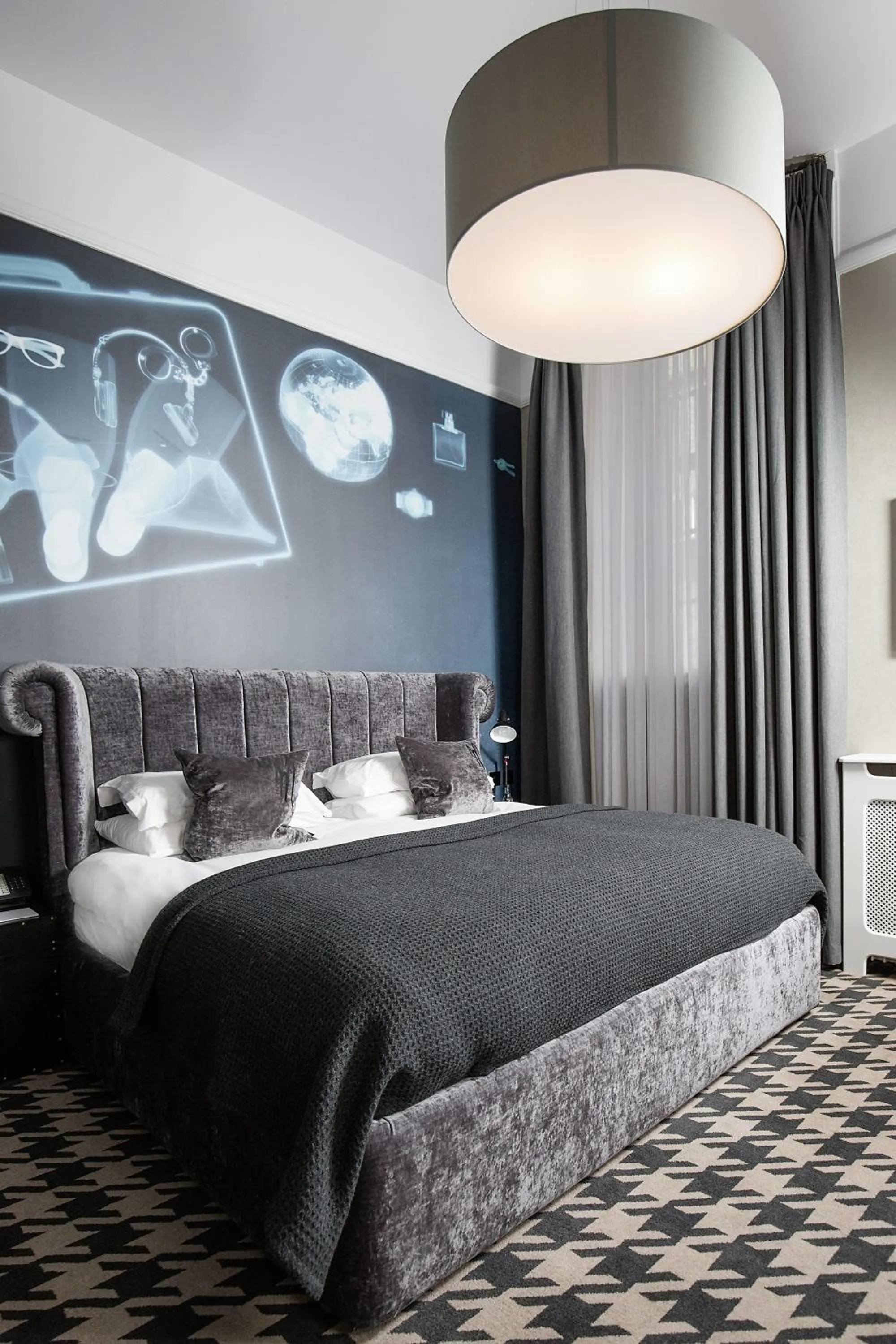 Bedroom, Bed in Malmaison Glasgow