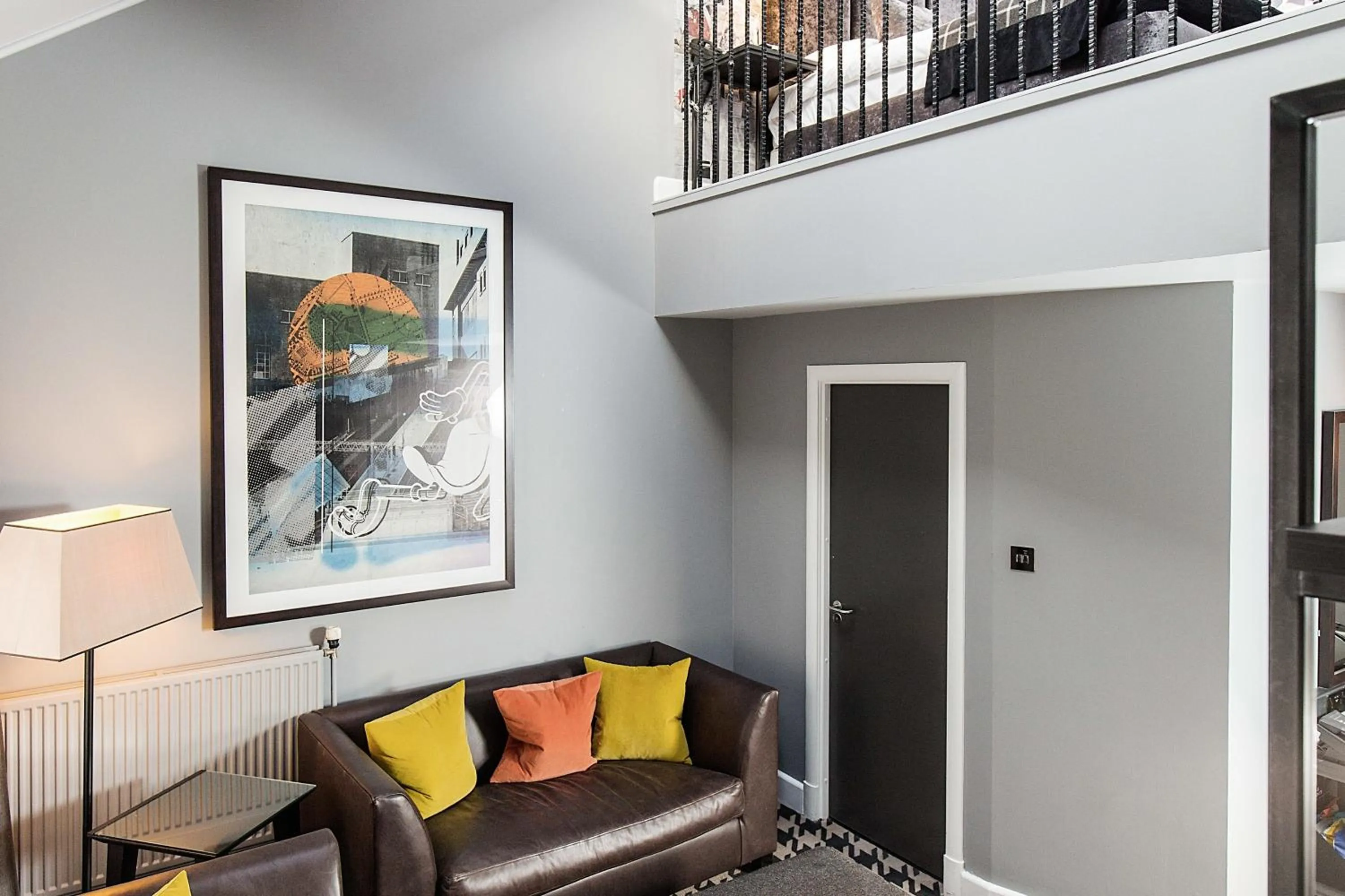 Living room in Malmaison Glasgow