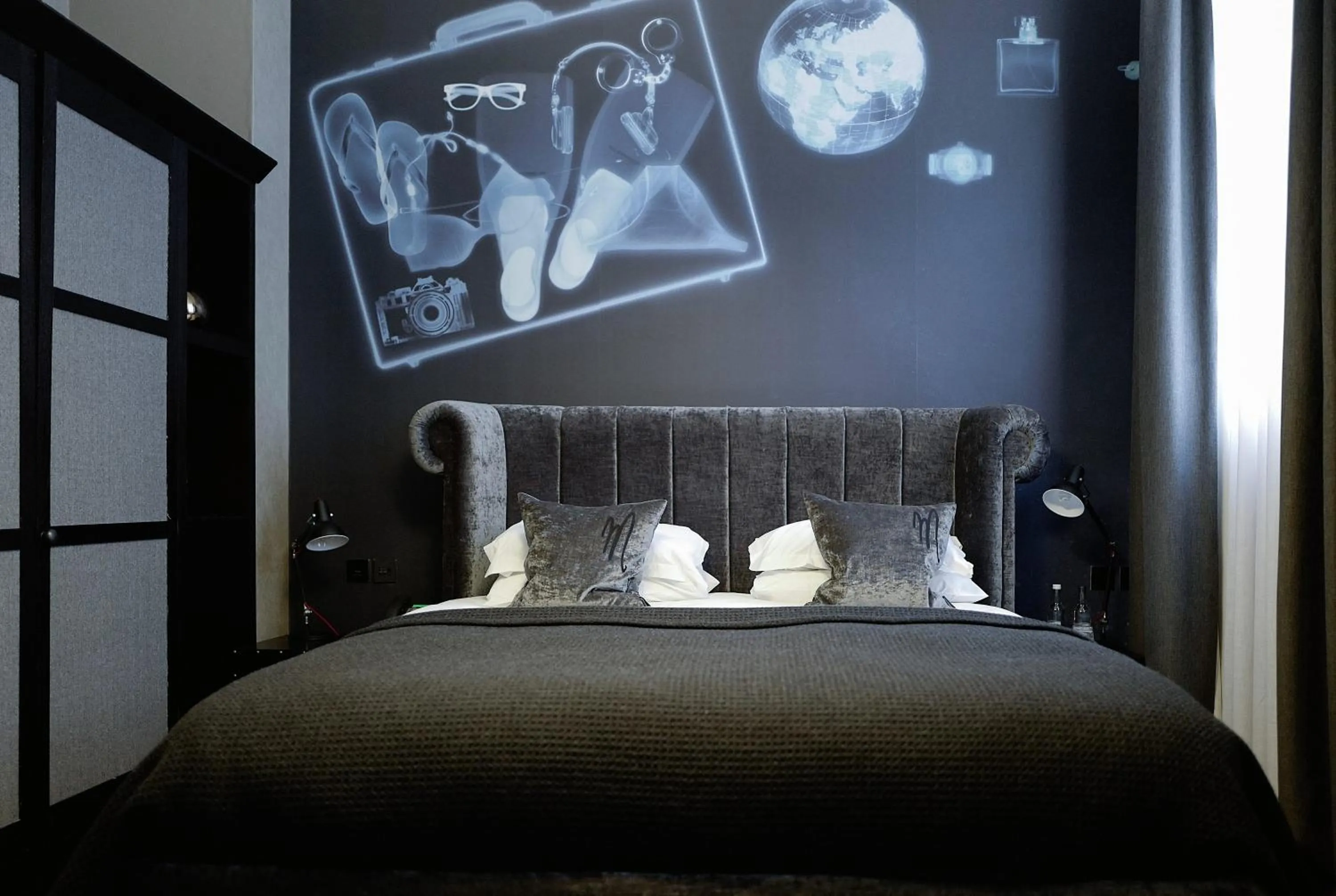 Bedroom, Bed in Malmaison Glasgow