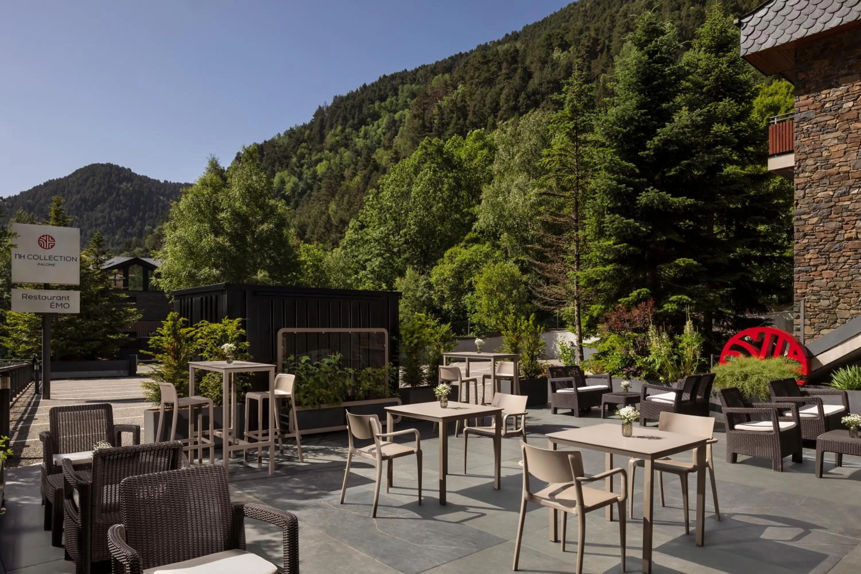 Balcony/Terrace in NH Collection Andorra Palomé