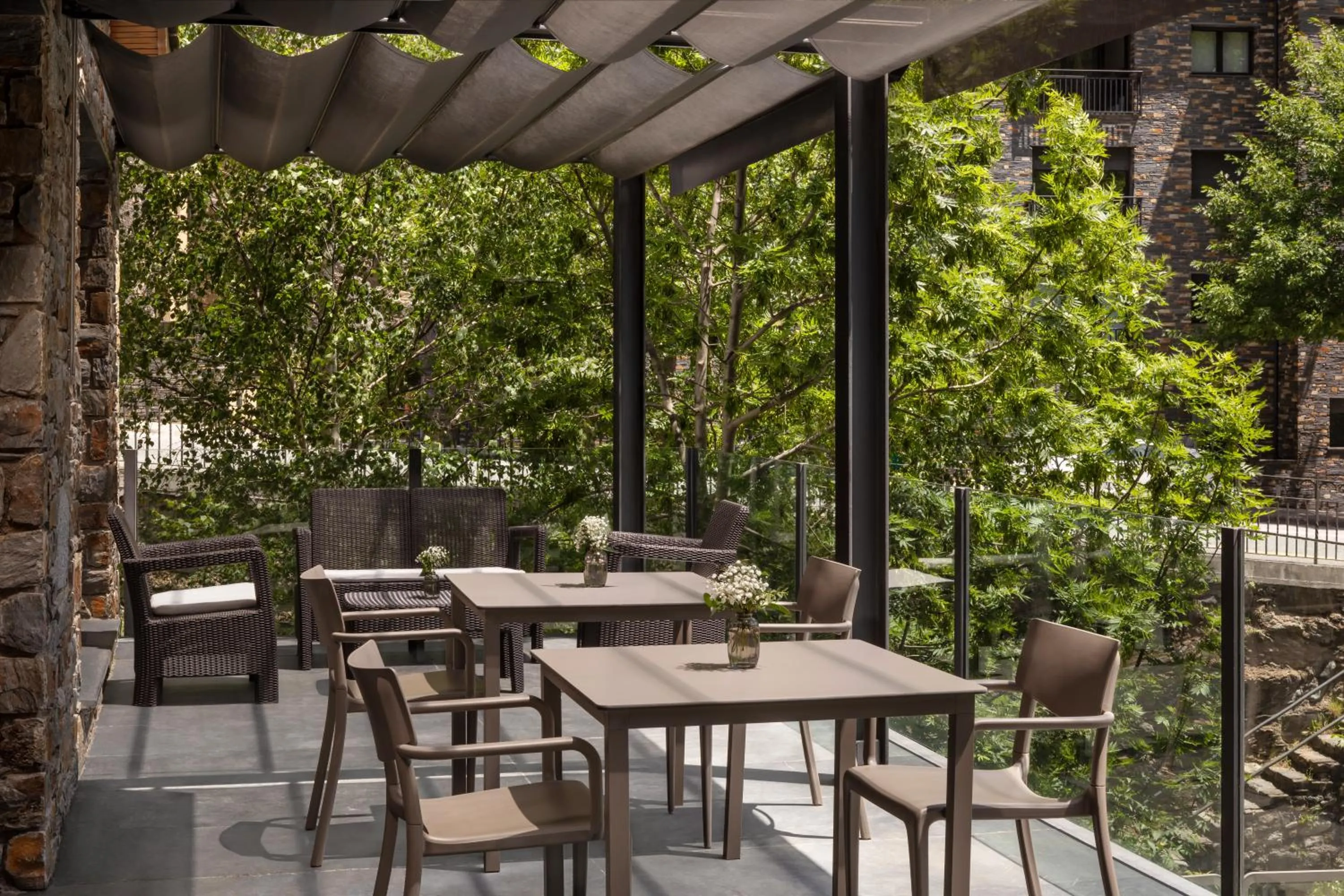 Balcony/Terrace in NH Collection Andorra Palomé