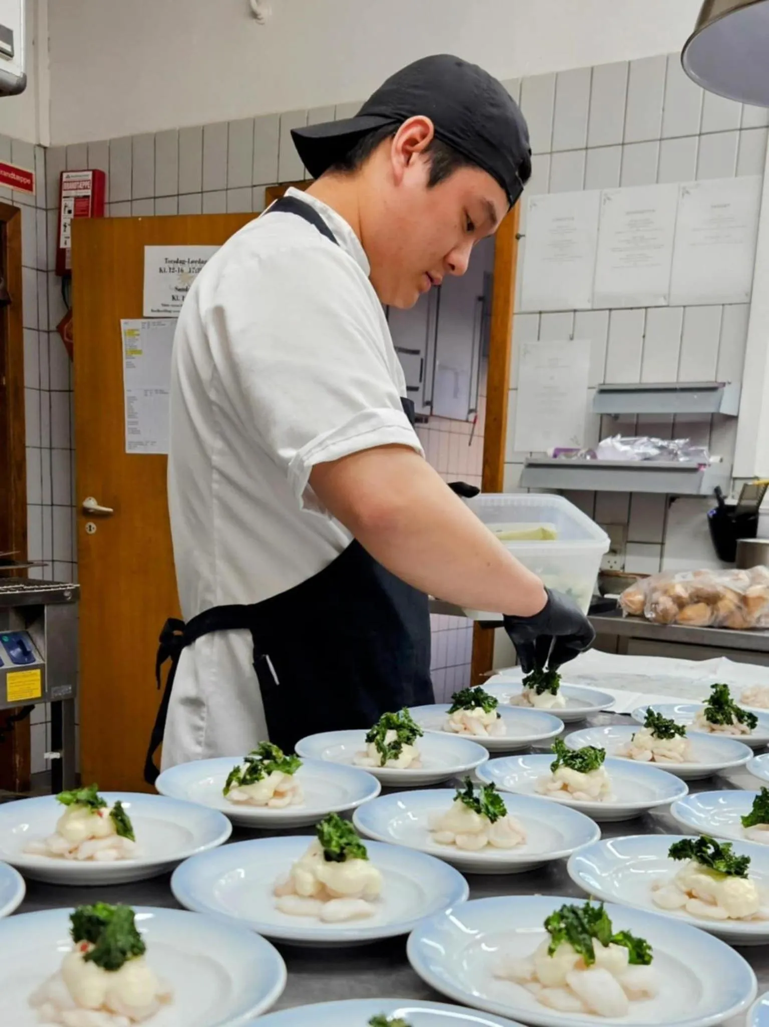 kitchen in Stenbjerg Kro & Badehotel