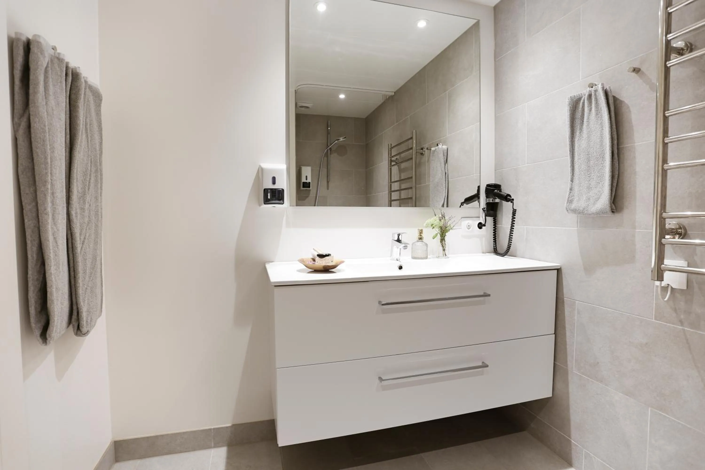 Bathroom in Stenbjerg Kro & Badehotel