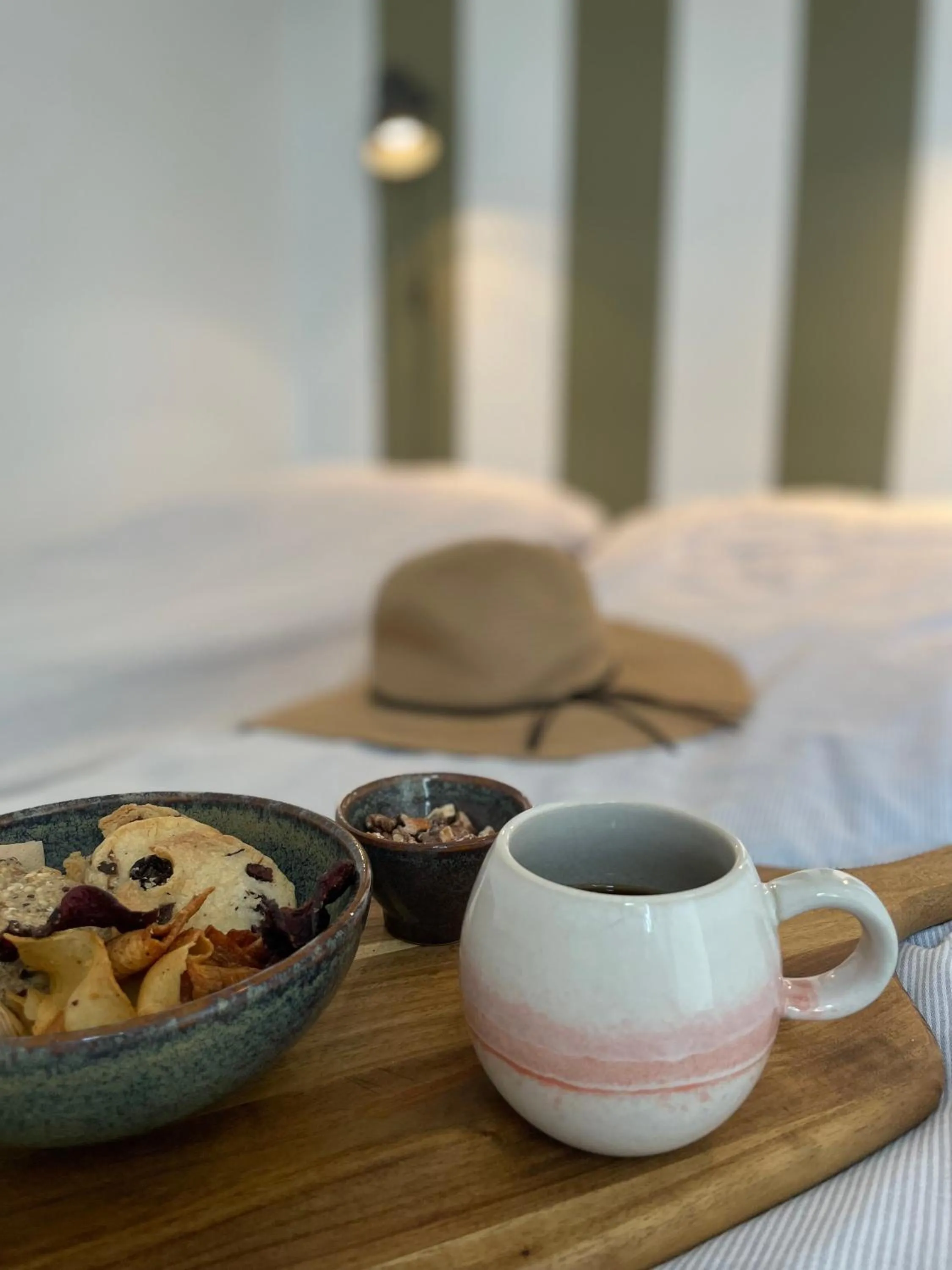 Decorative detail, Bed in Stenbjerg Kro & Badehotel