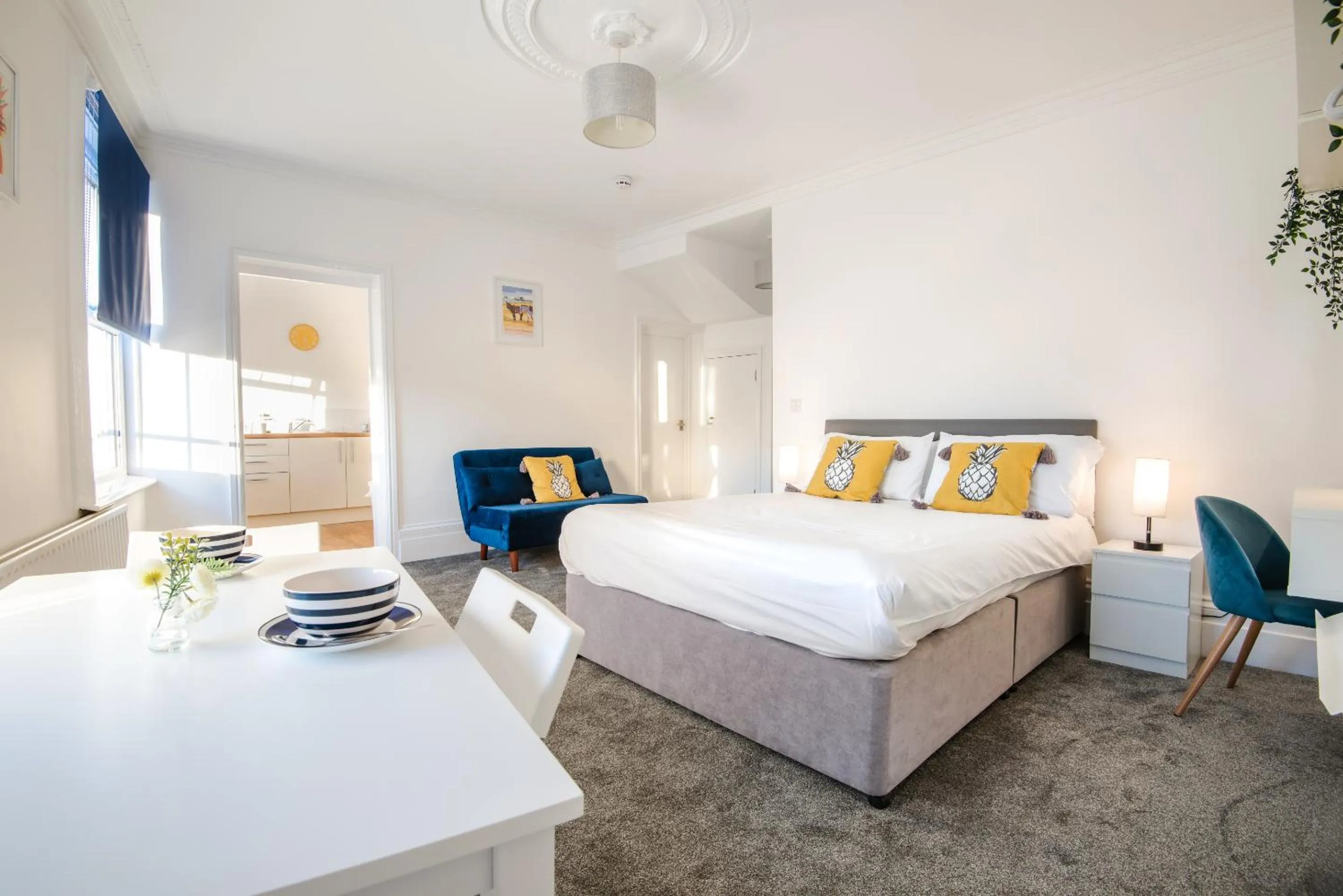 Bedroom, Bed in Royal Ashton Townhouse - Taunton