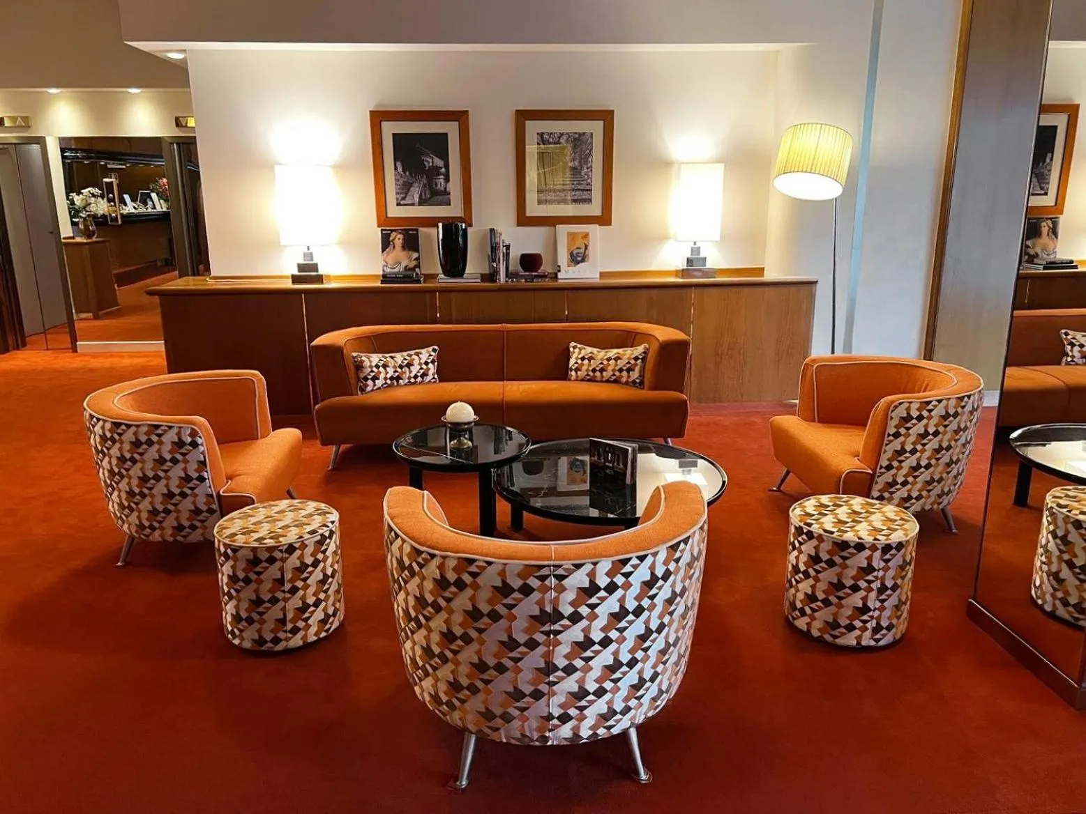 Lobby or reception in Starhotels Cristallo Palace