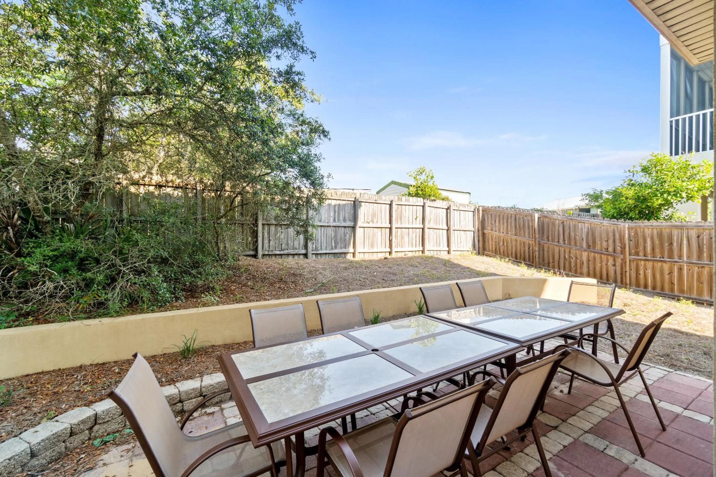 Patio in La Valencia Villas