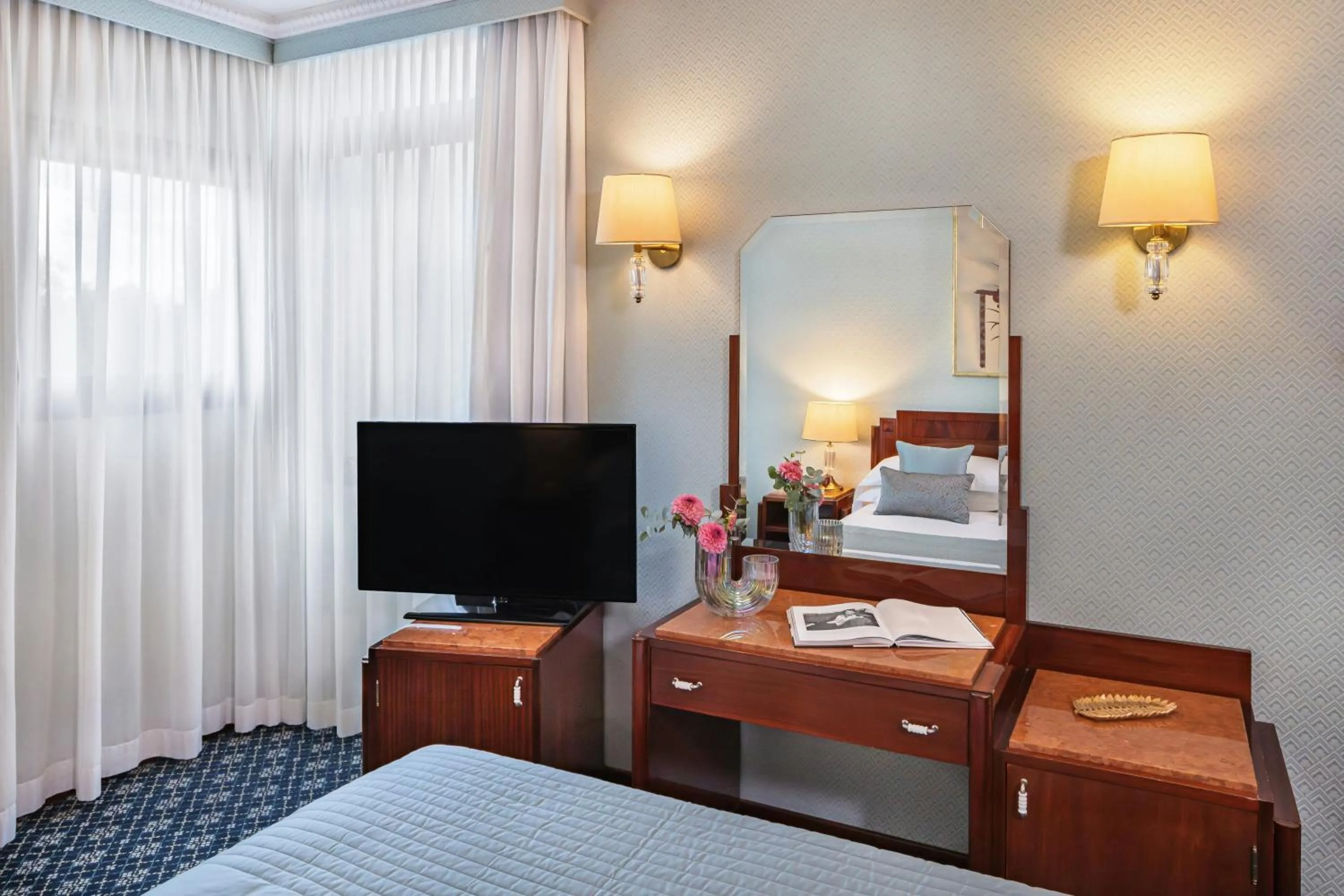 Bedroom, Bed in Starhotels Du Parc