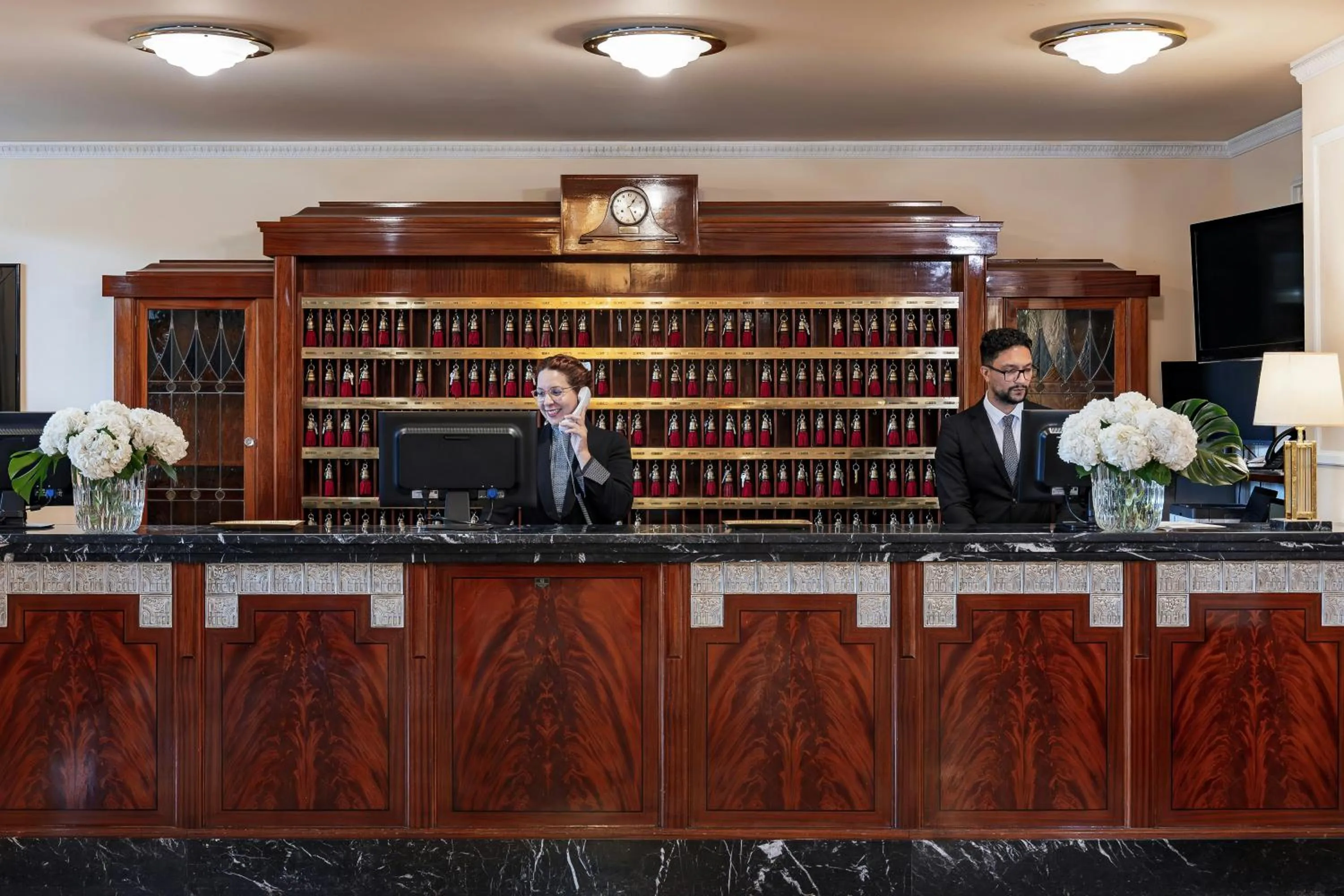 Lobby or reception in Starhotels Du Parc