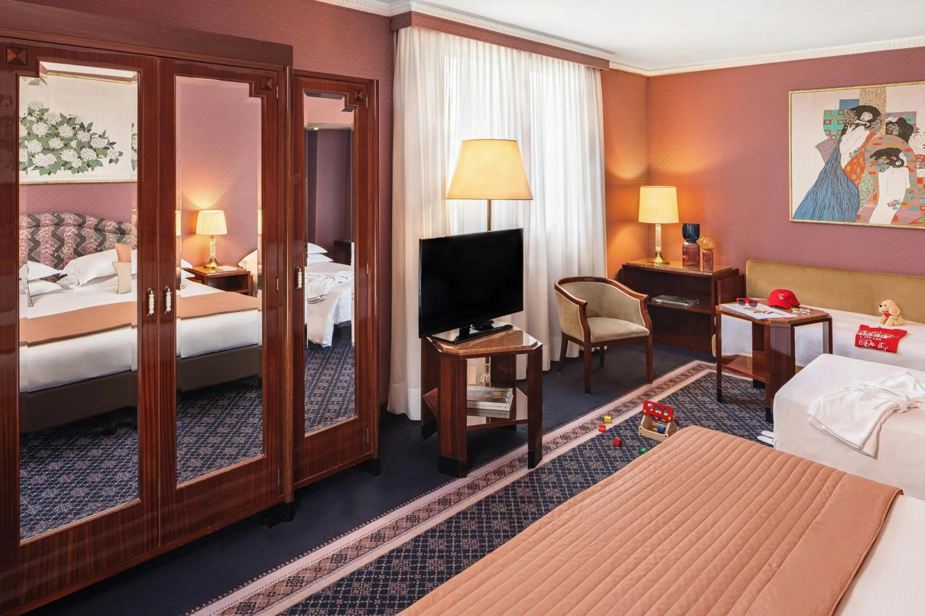 Bedroom, Bed in Starhotels Du Parc