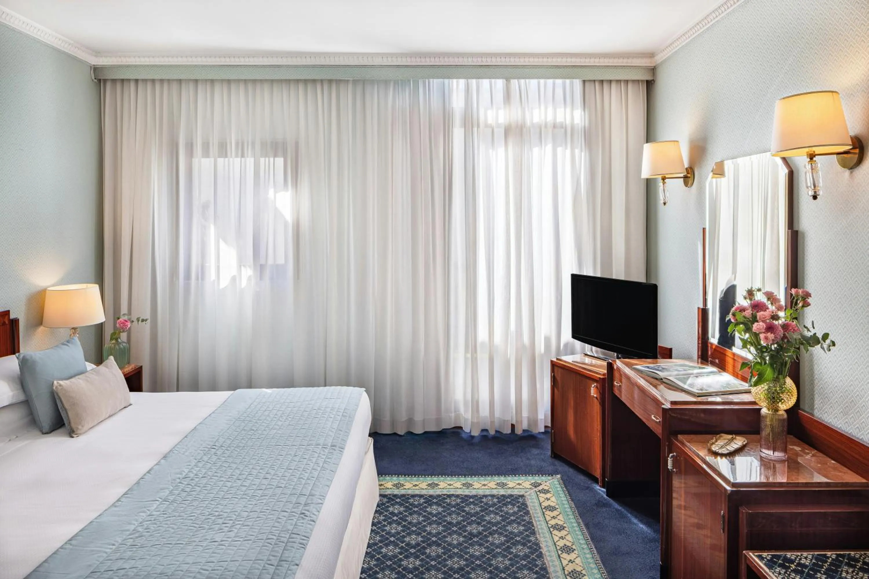 Bedroom, Bed in Starhotels Du Parc