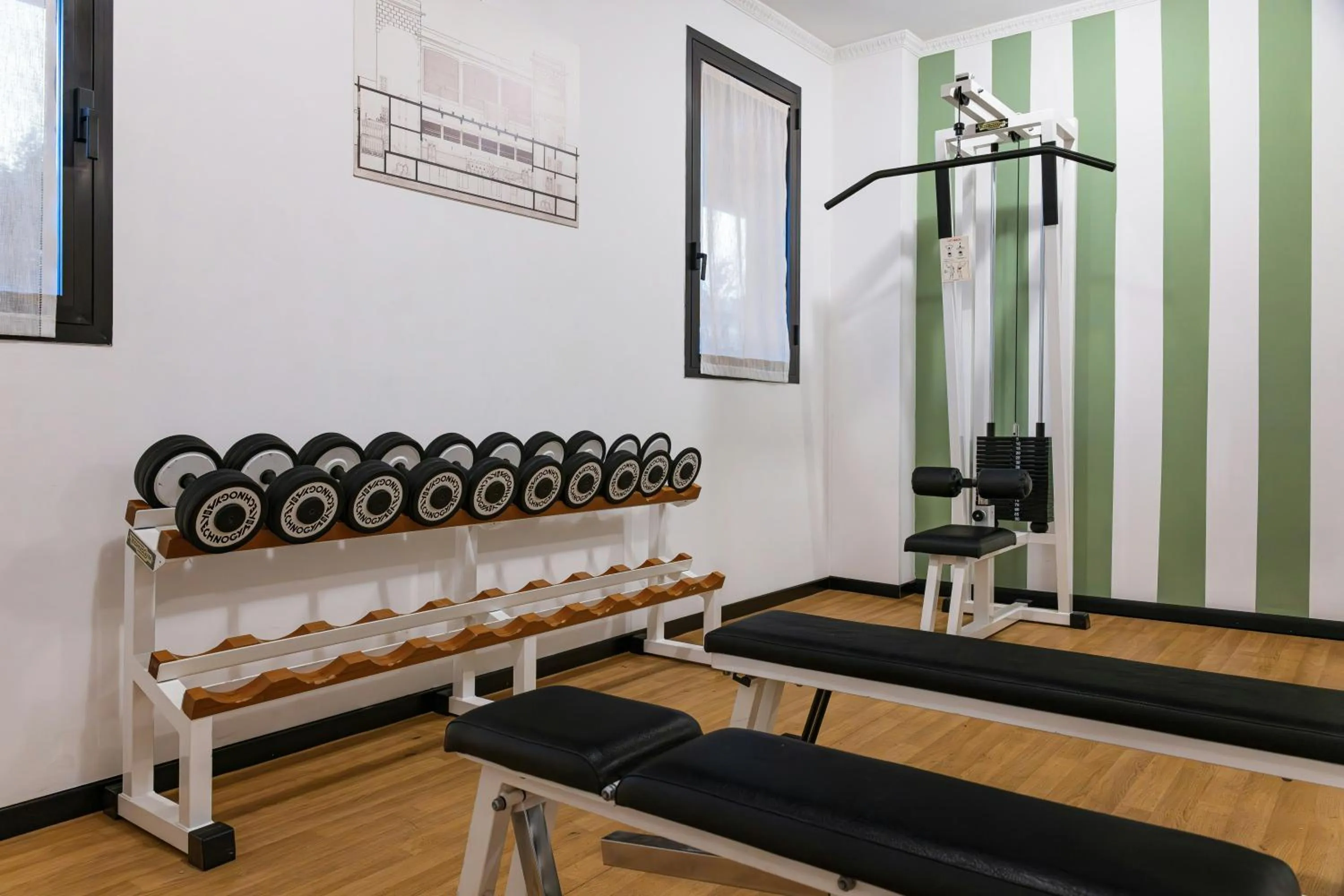 Fitness centre/facilities in Starhotels Du Parc