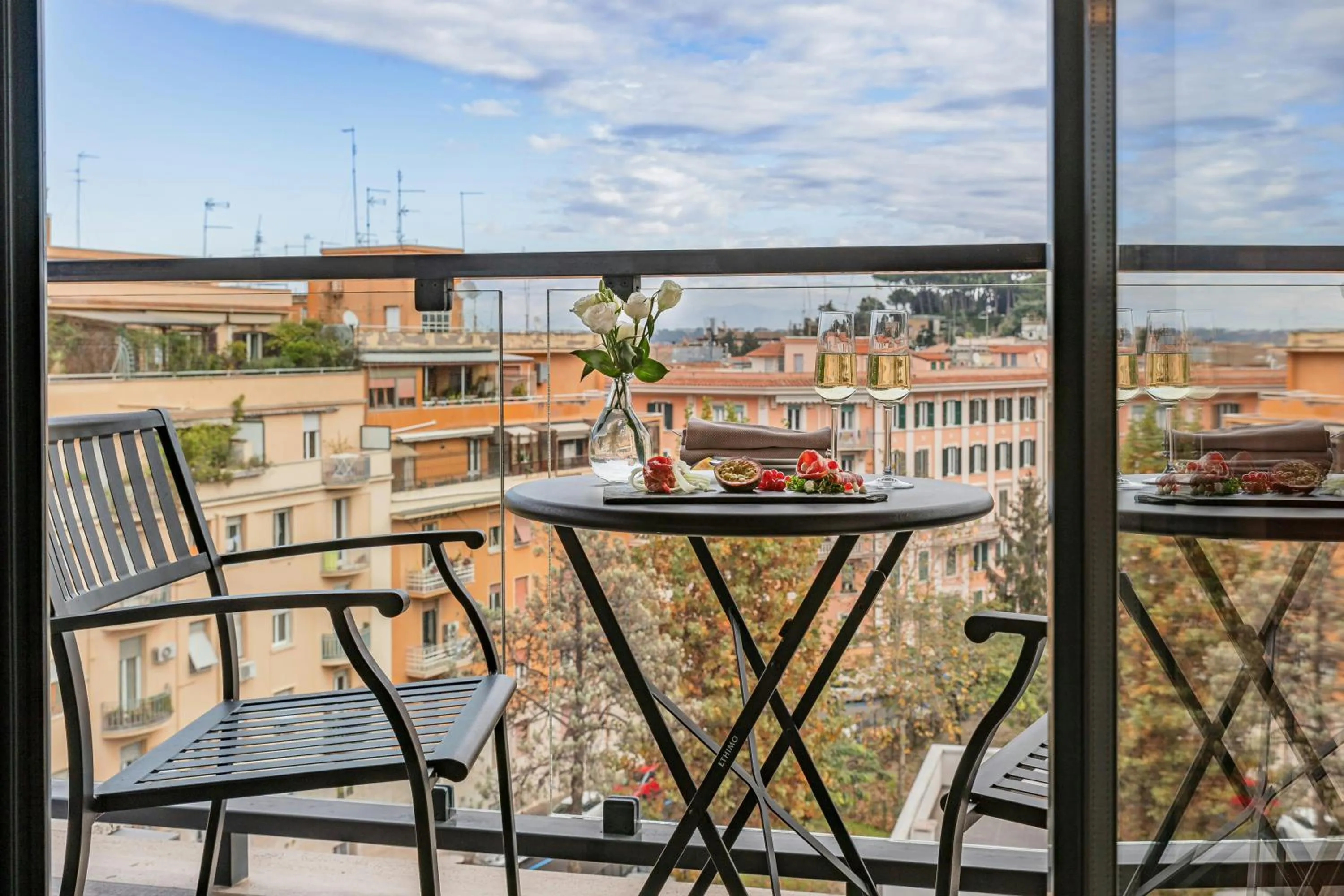 Balcony/Terrace in Starhotels Michelangelo Rome