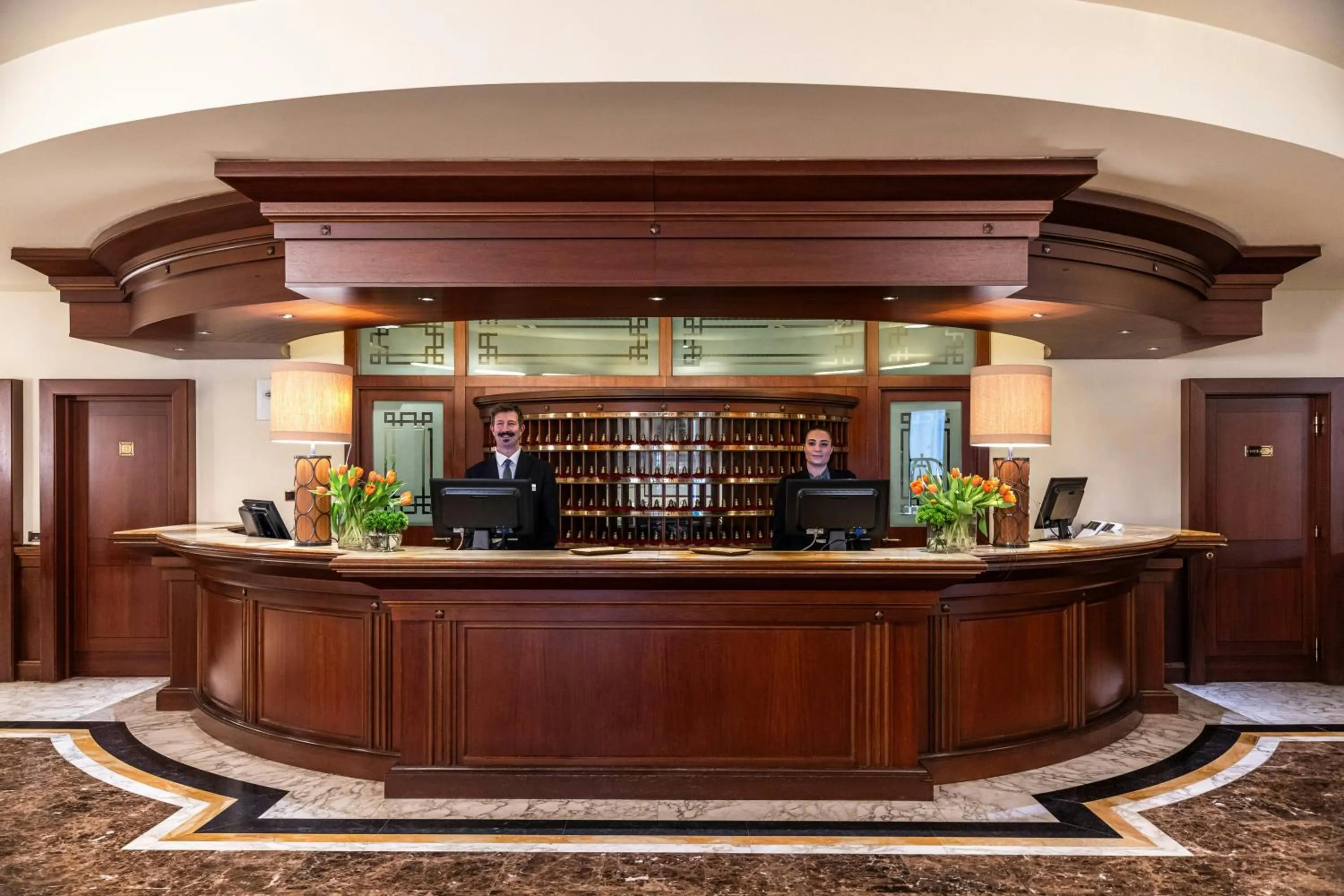 Lobby or reception in Starhotels Majestic