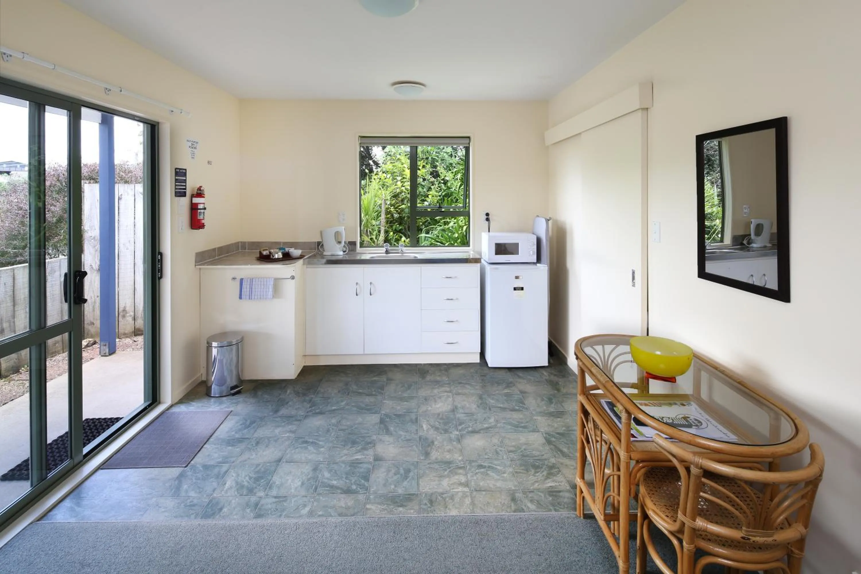 Kitchen or kitchenette in Waiheke Island Motel
