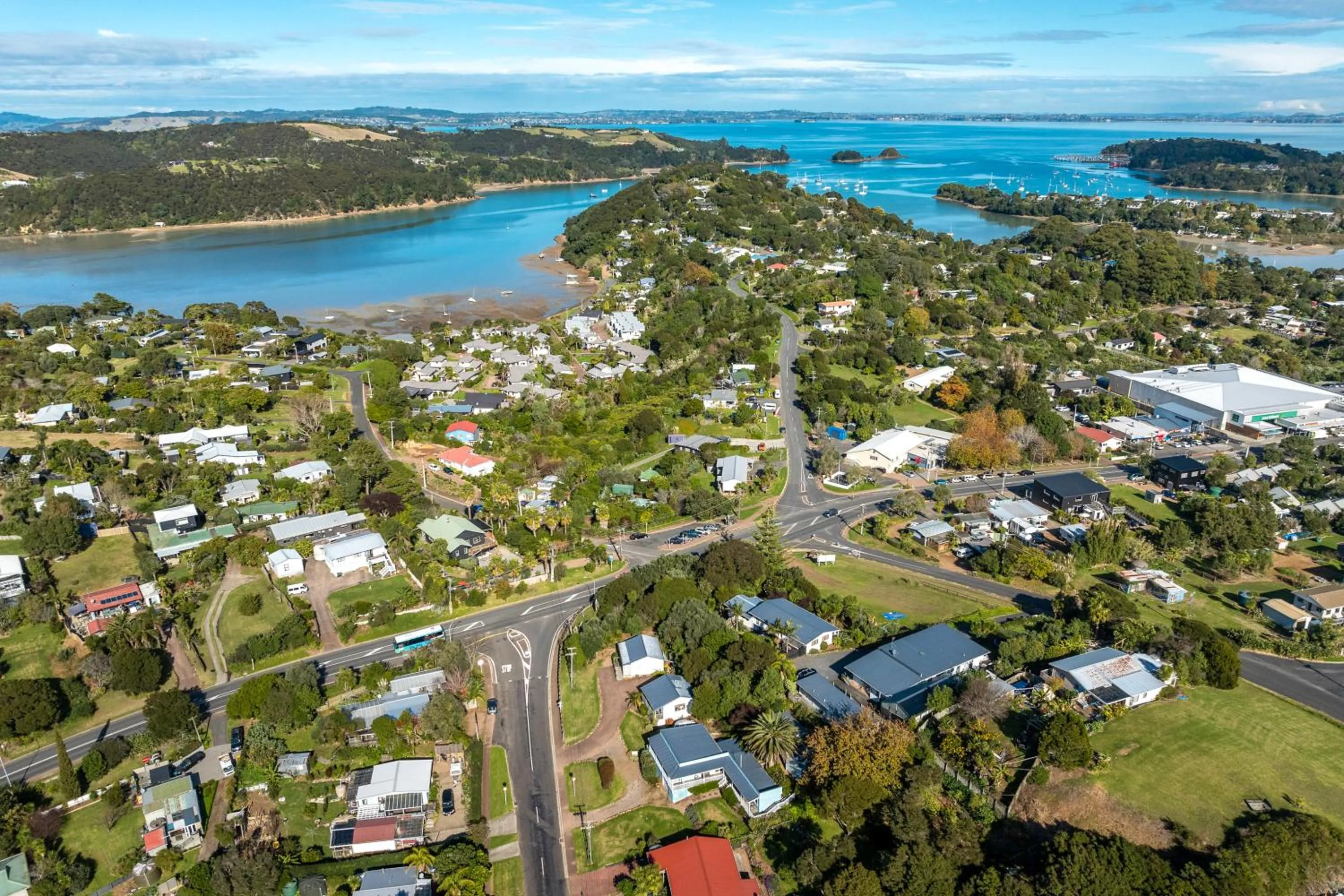 Bird's eye view in Waiheke Island Motel