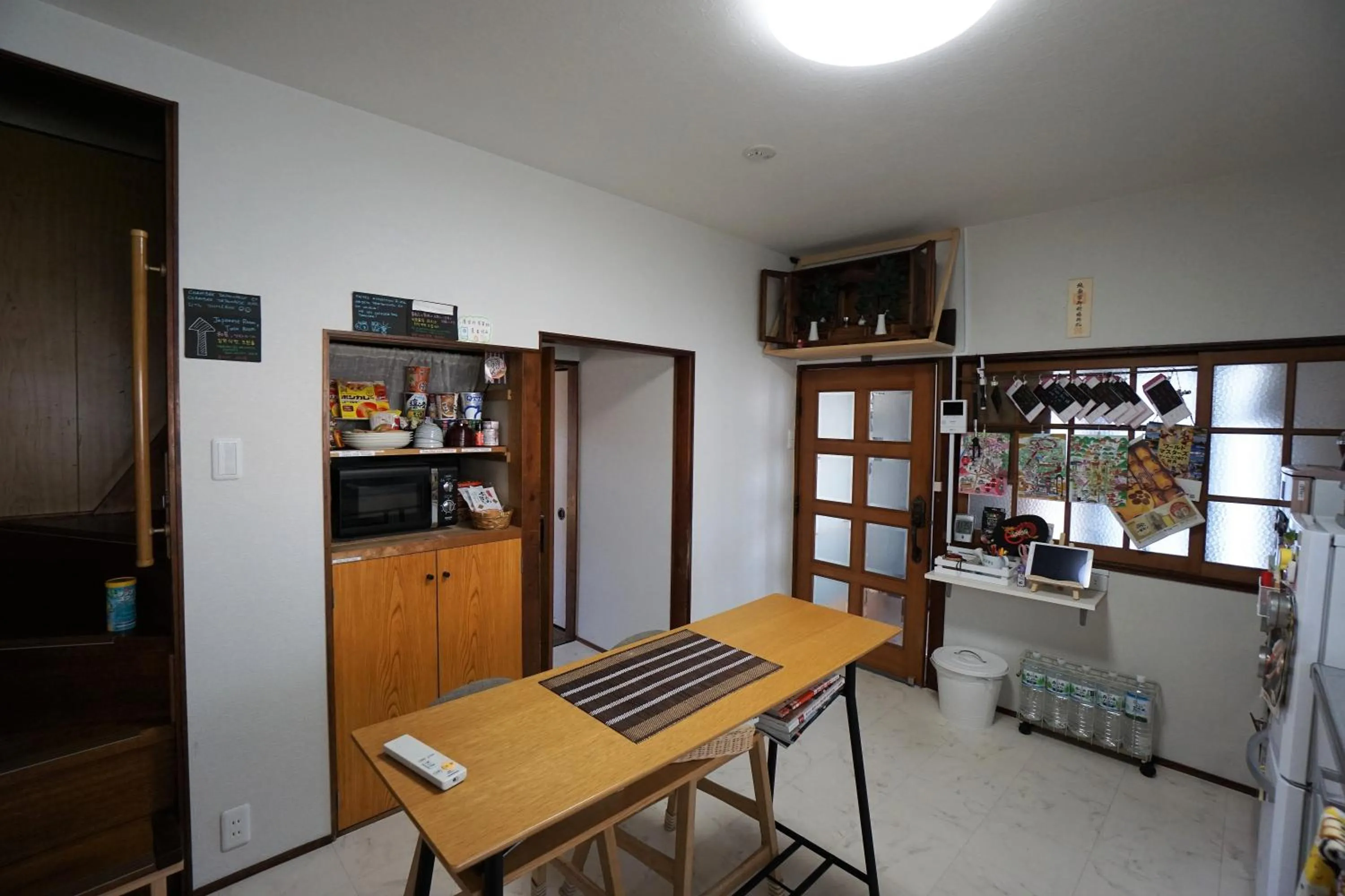Communal kitchen in Villa Kyoto Saiin
