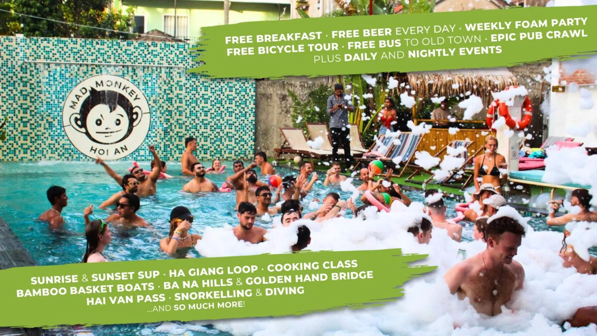 Swimming pool in Mad Monkey Hoi An