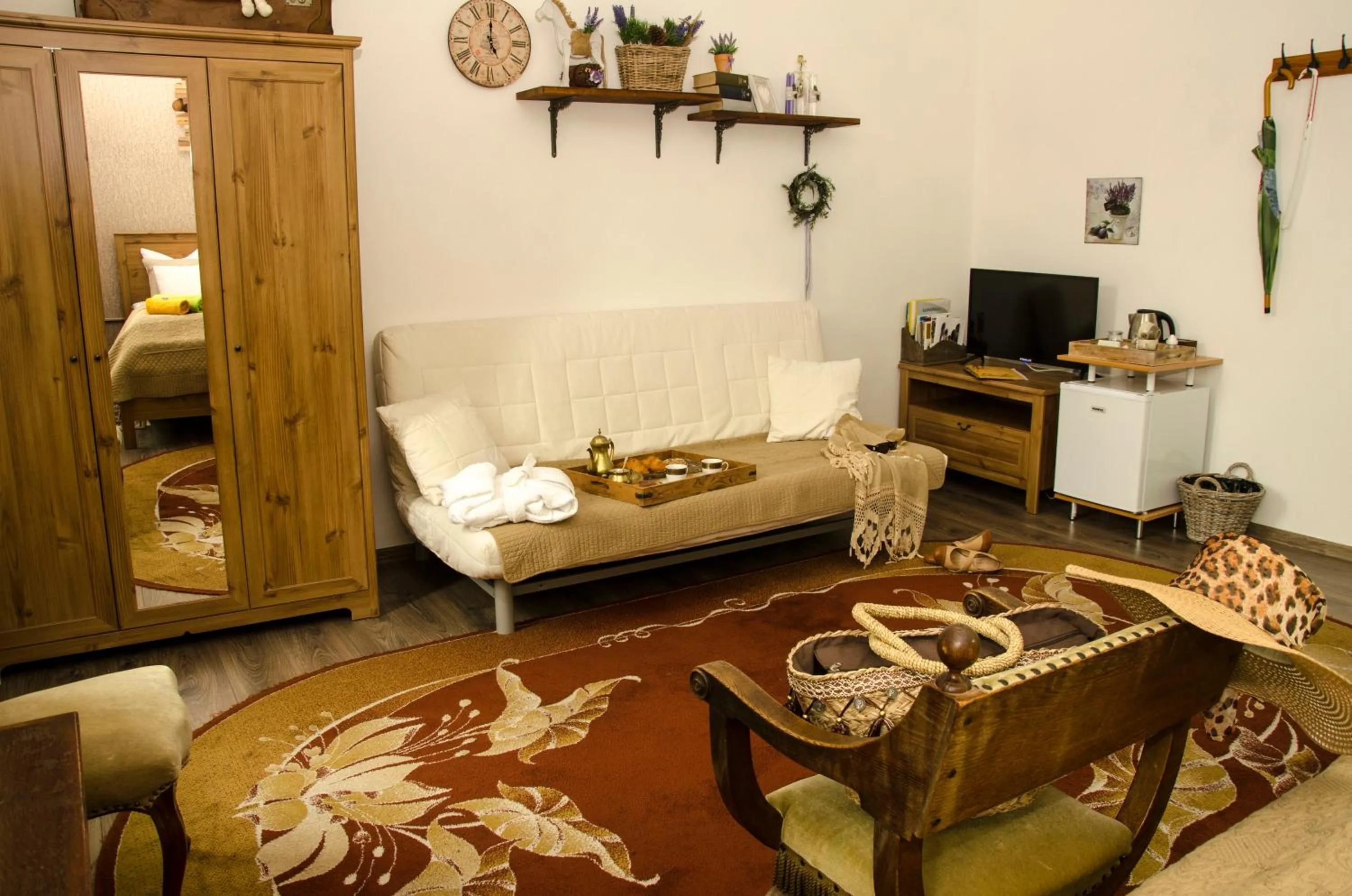 Seating area in Trubarjev Art Boutique hotel
