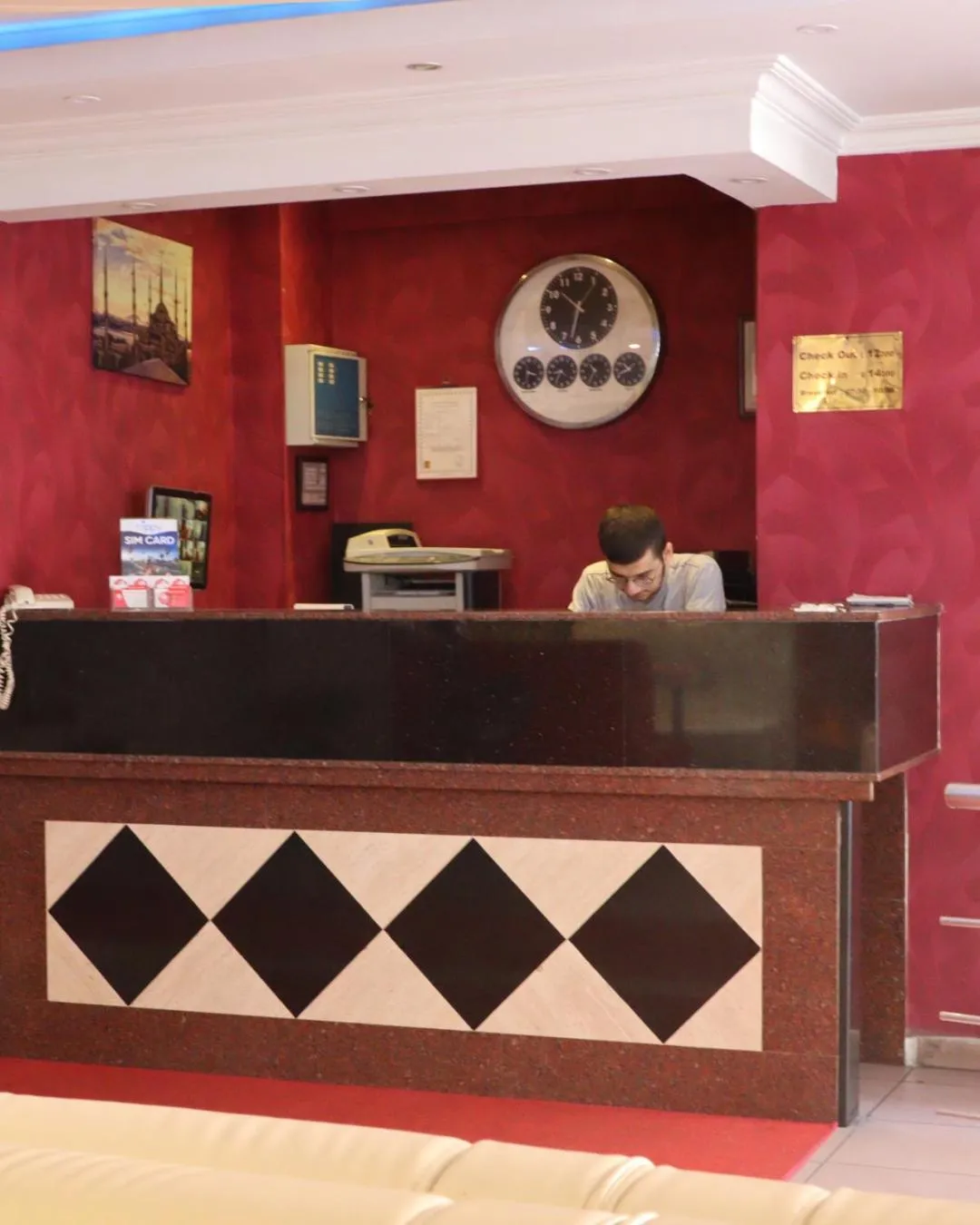 Lobby or reception in Red White Hotel